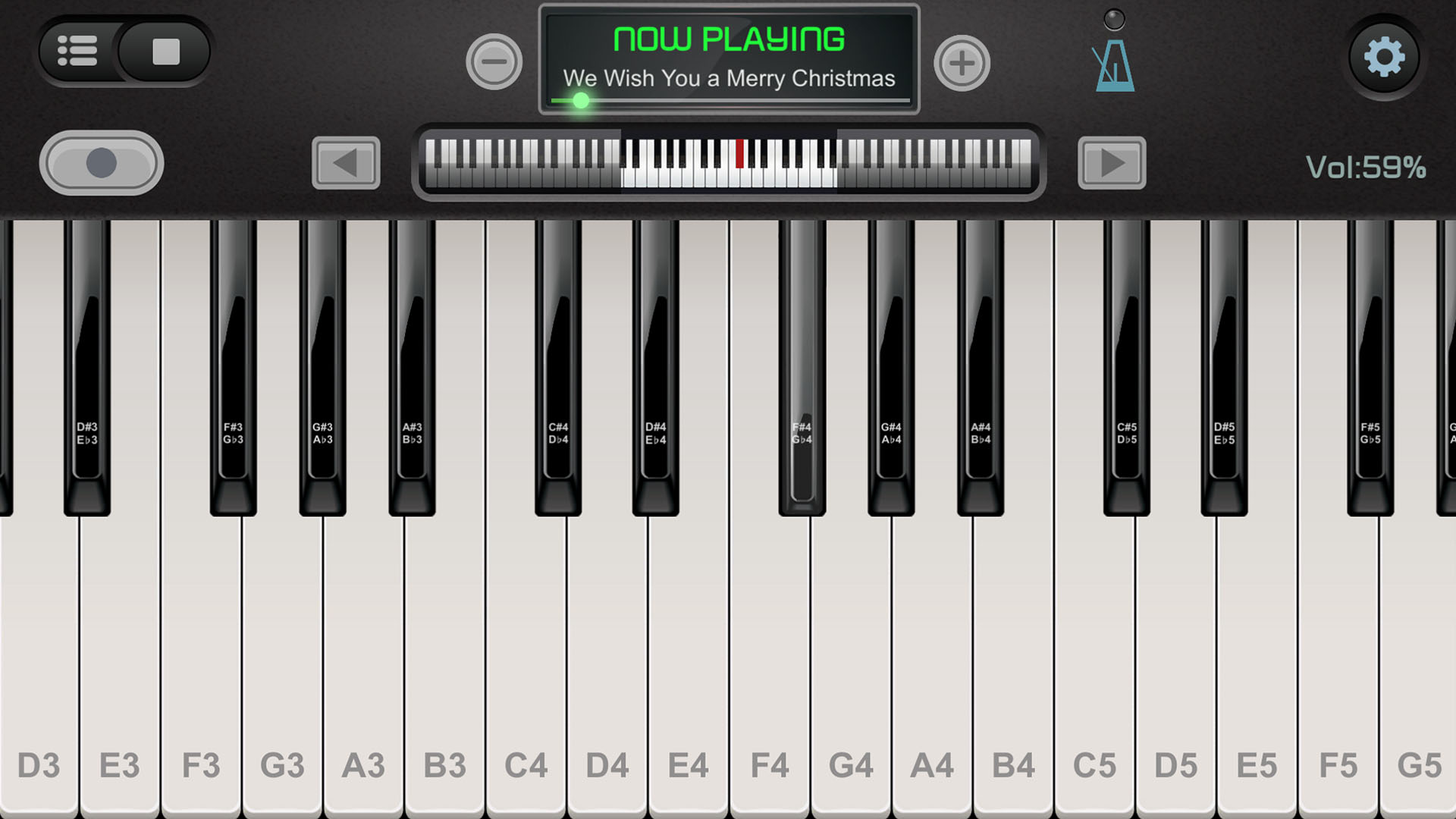 اسکرین شات 6 برنامه Real Piano For Pianists
