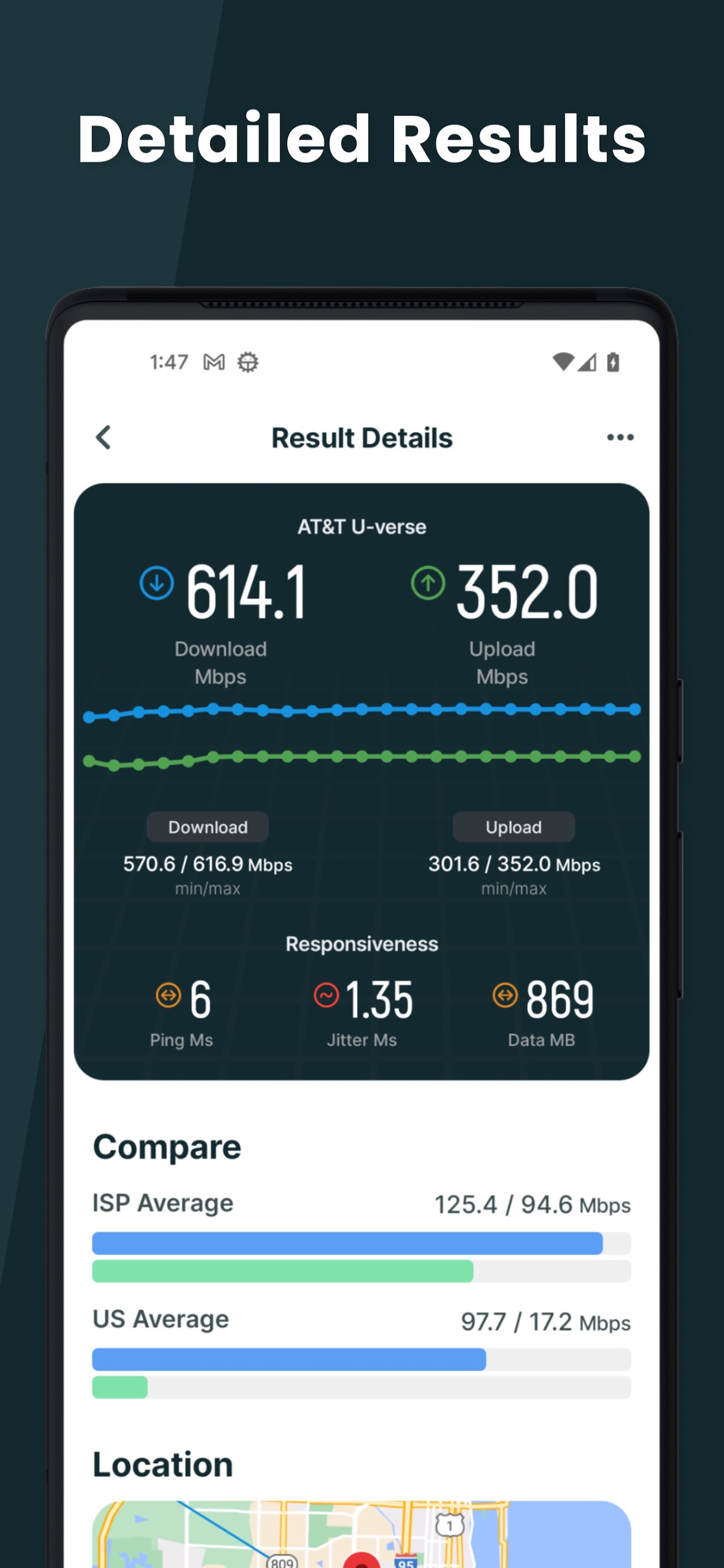اسکرین شات 4 برنامه Speed Test Internet SpeedSmart
