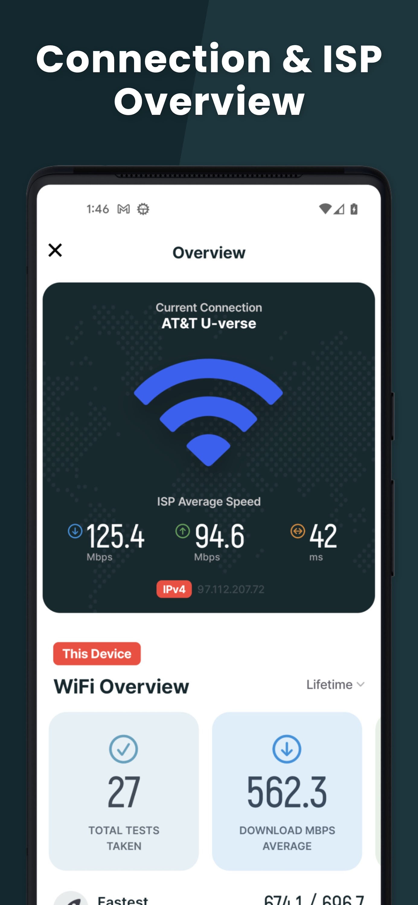 اسکرین شات 7 برنامه Speed Test Internet SpeedSmart