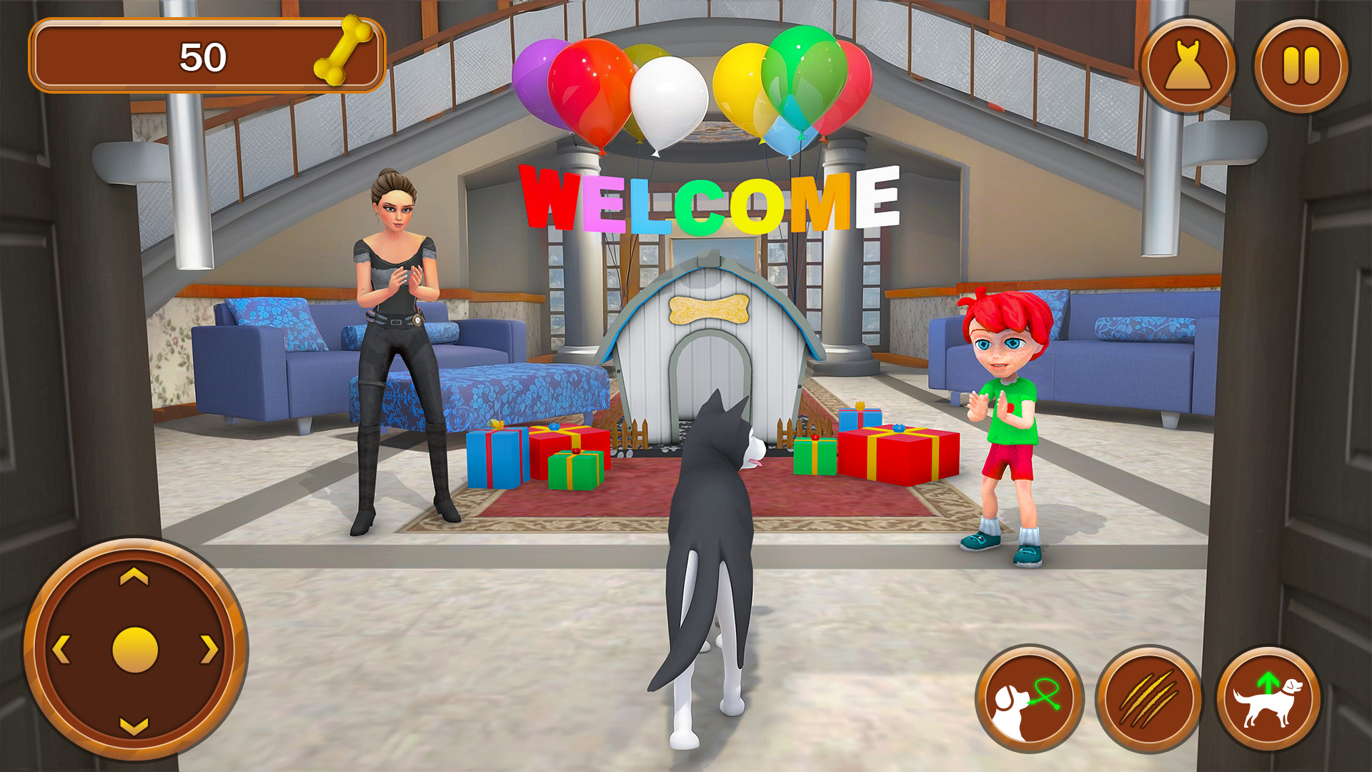 اسکرین شات 1 بازی Dog Simulator Pet Dog Games 3D