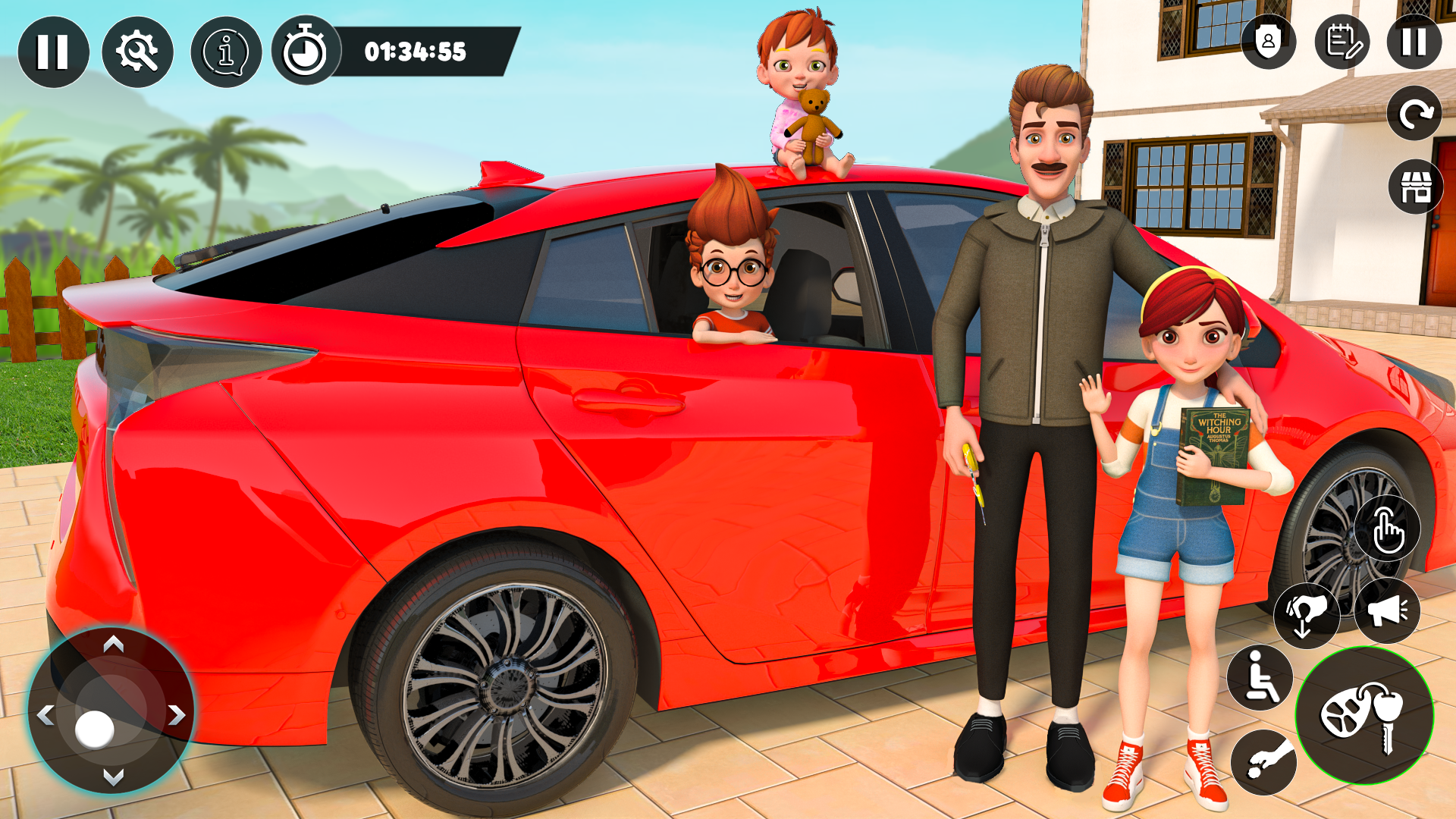 اسکرین شات 3 برنامه Dad Simulator 3D Family Games