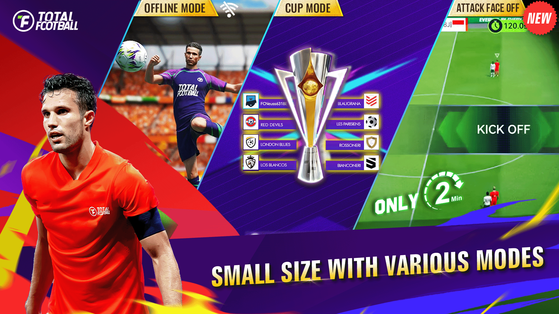 اسکرین شات 6 بازی Total Football - Football Game