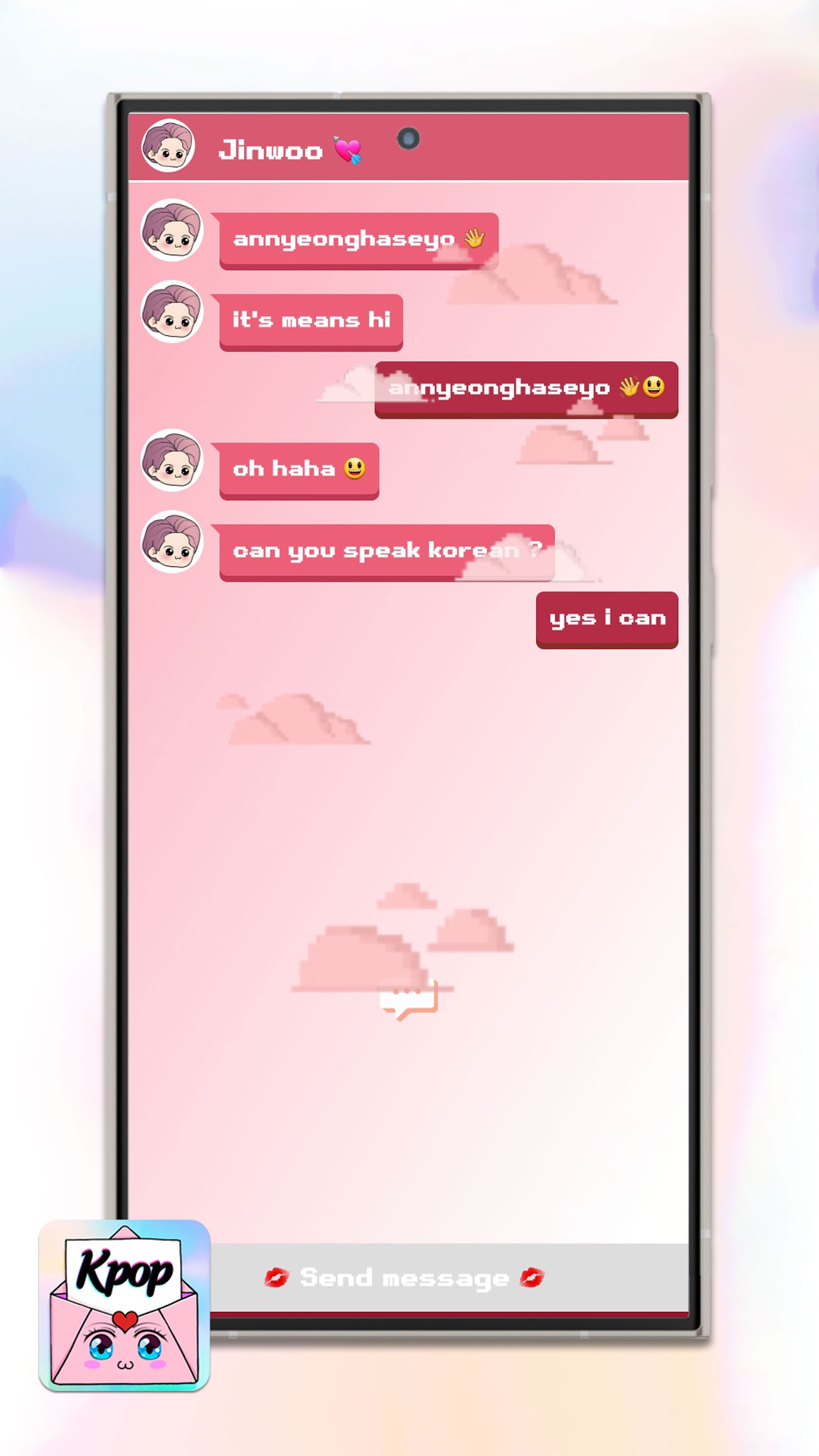 اسکرین شات 3 بازی Kpop Chat: Boyfriend Simulator