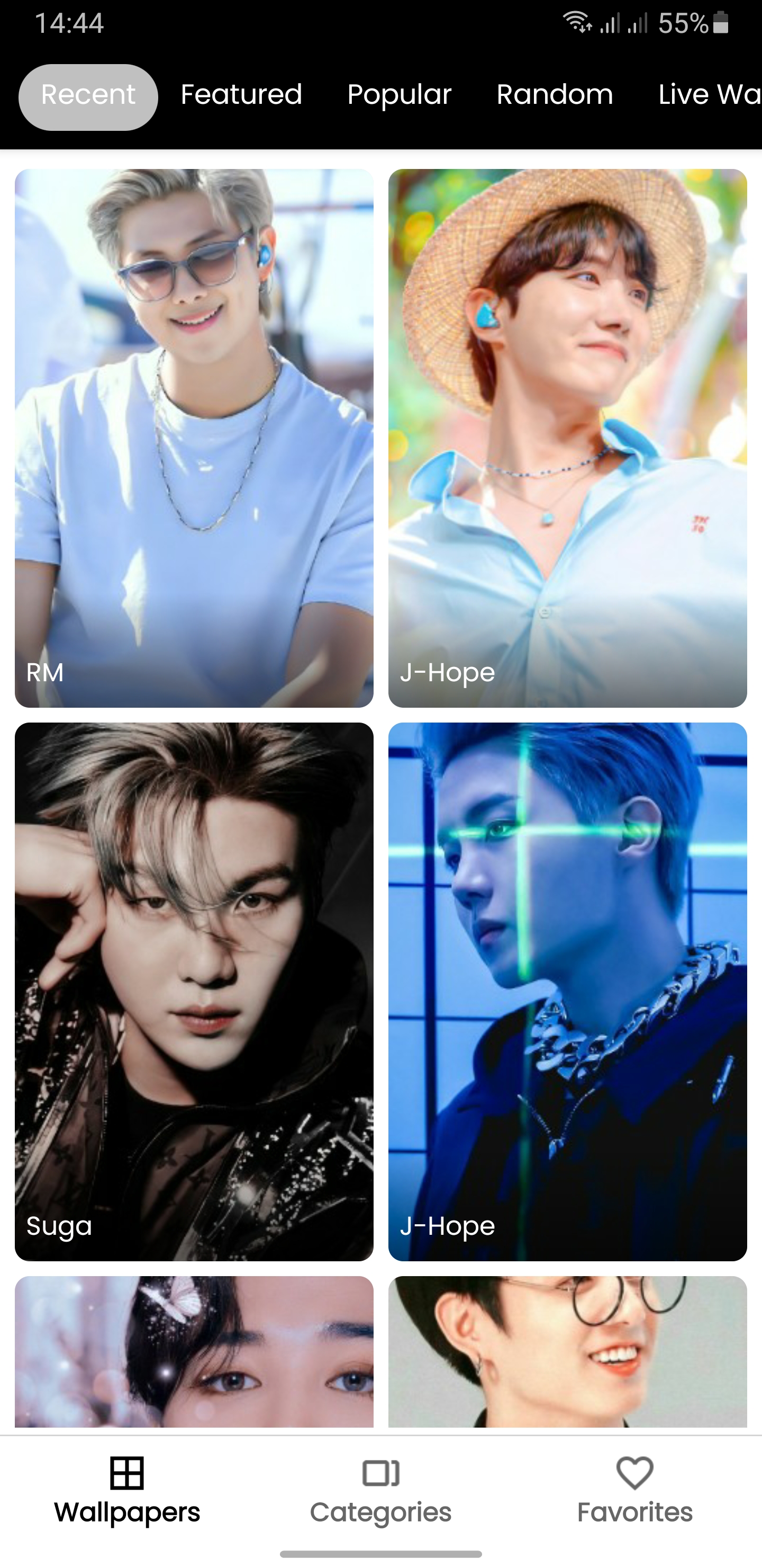 اسکرین شات 5 برنامه Bts Wallpaper 2024 HD