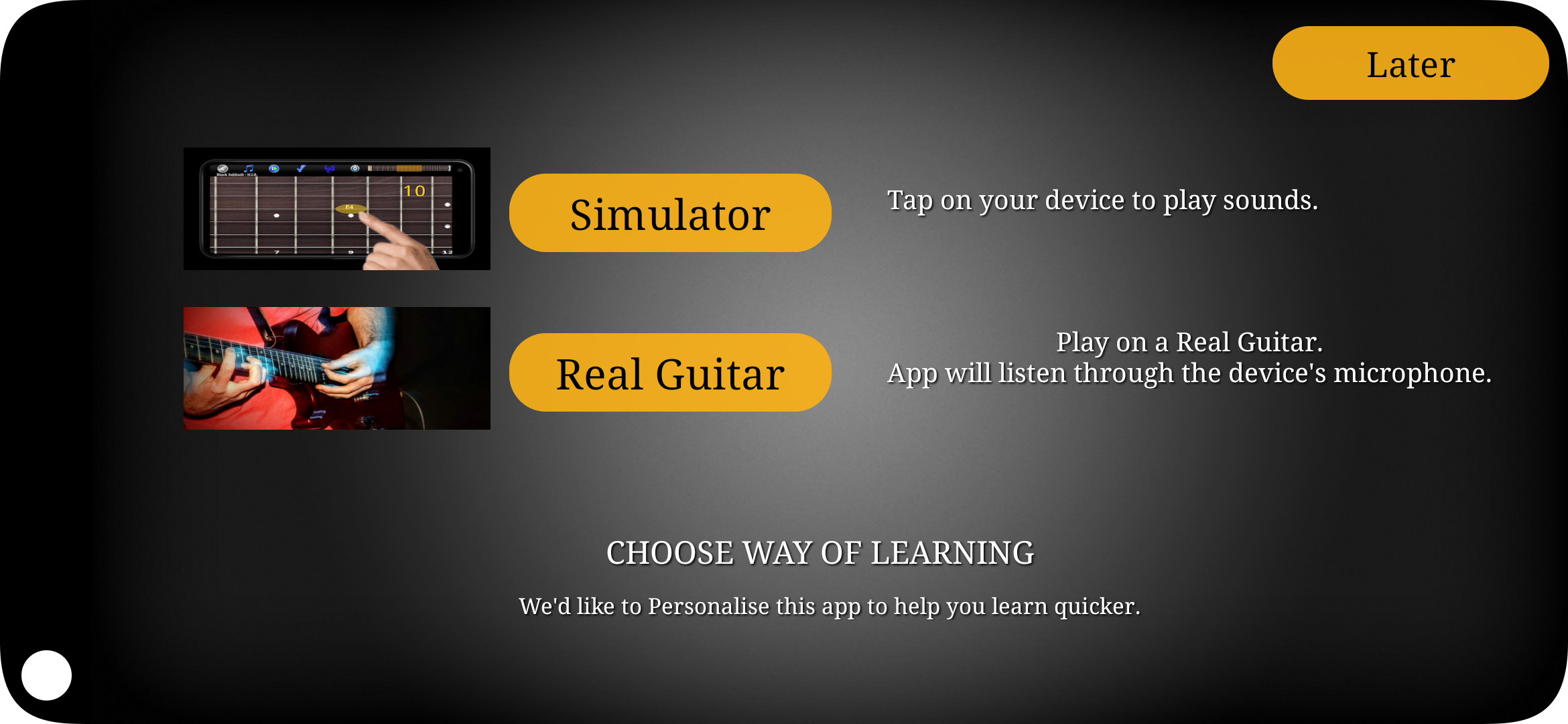 اسکرین شات 6 برنامه Guitar Riff