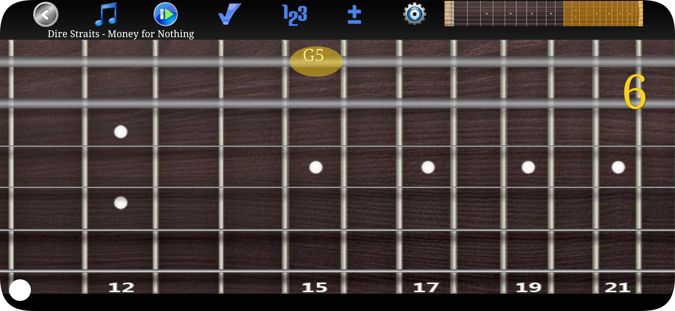 اسکرین شات 1 برنامه Guitar Riff