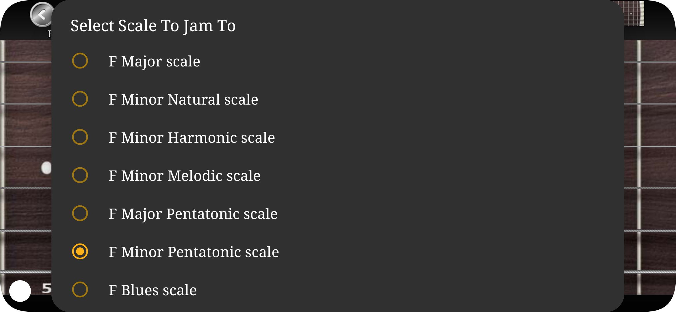 اسکرین شات 3 برنامه Guitar Scales & Chords