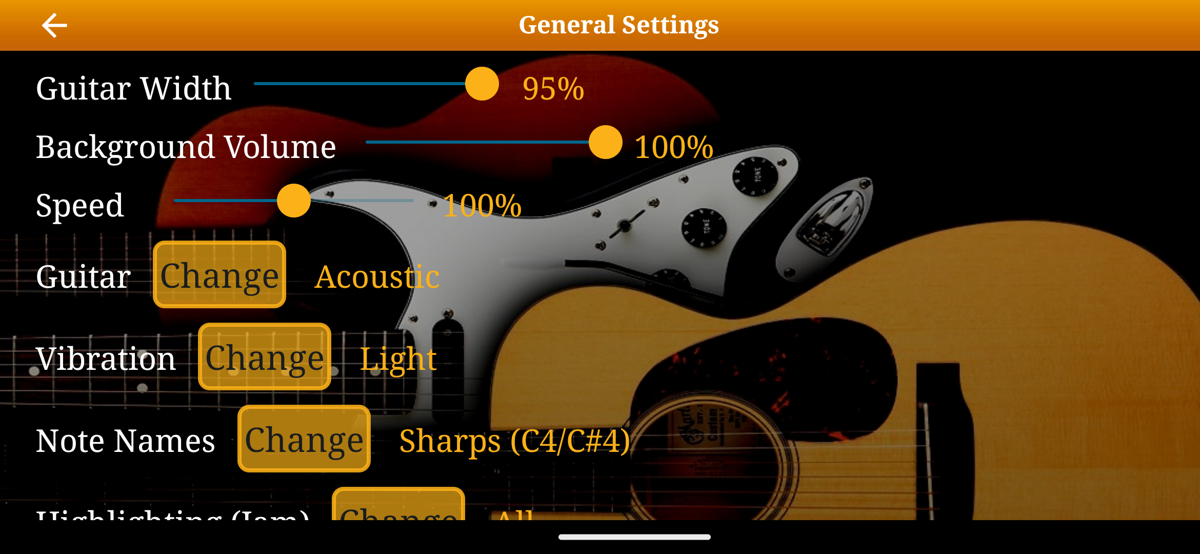 اسکرین شات 8 برنامه Guitar Scales & Chords