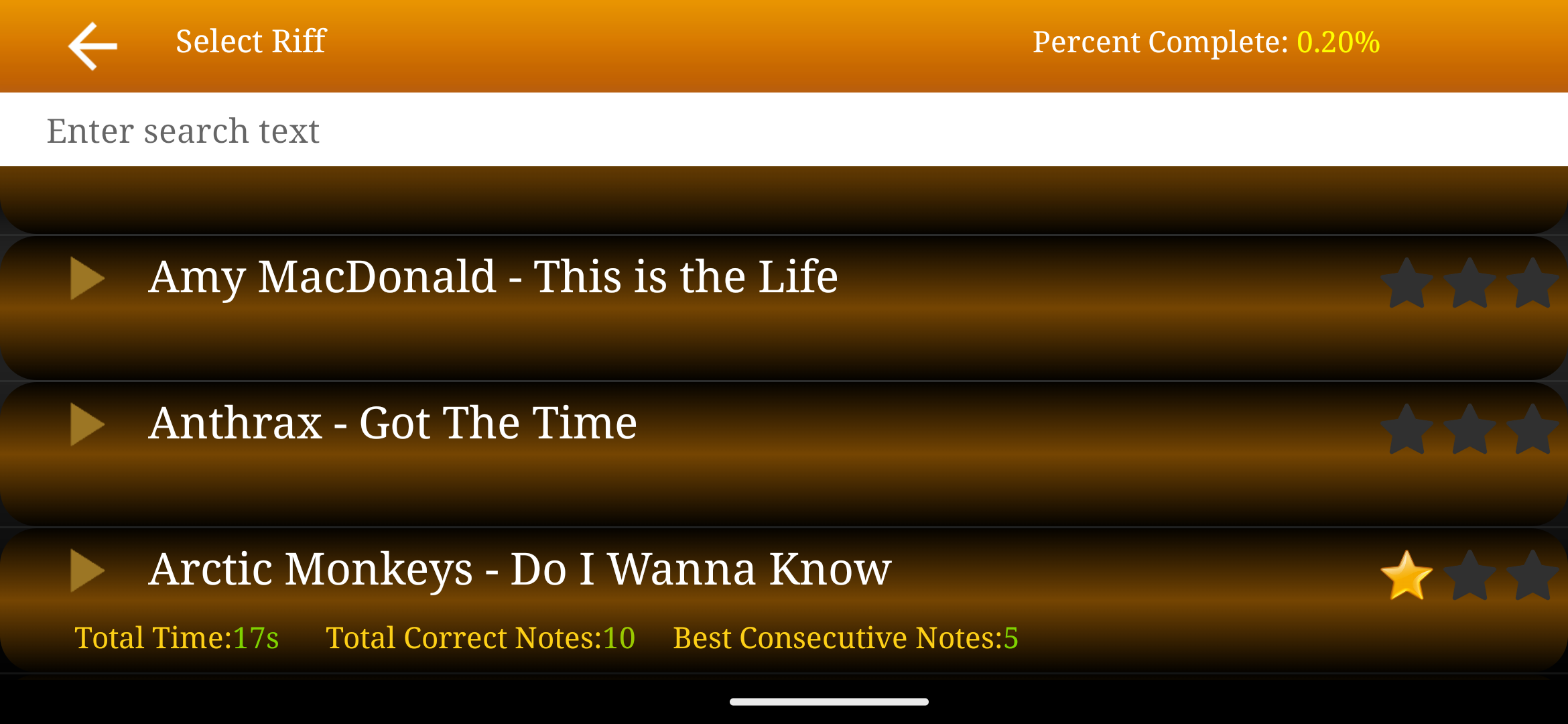 اسکرین شات 5 برنامه Guitar Scales & Chords
