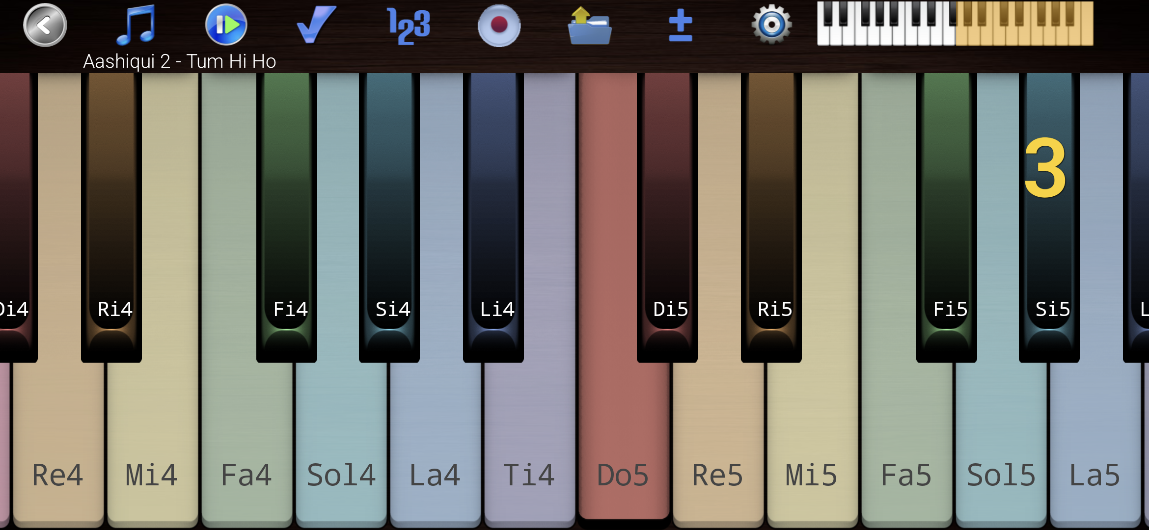 اسکرین شات 8 برنامه Piano Melody - Play by Ear