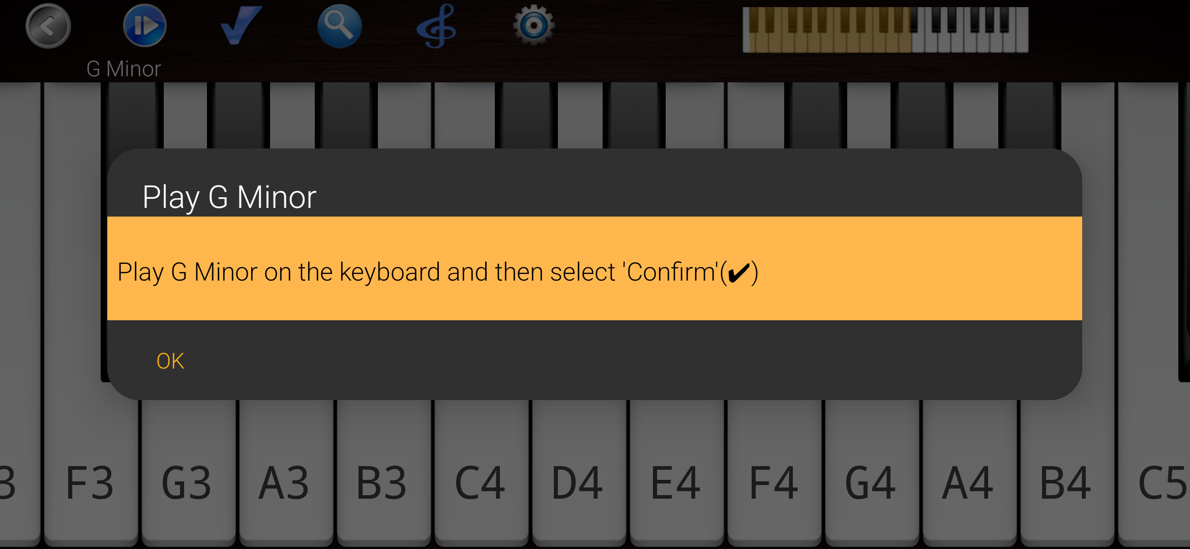 اسکرین شات 6 برنامه Piano Scales & Chords
