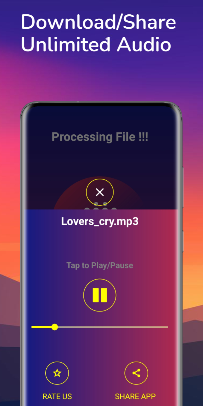 اسکرین شات برنامه AI Vocal Remover Karaoke Maker 4