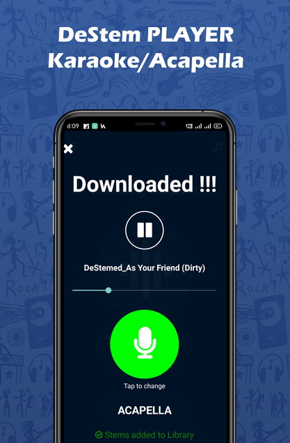 اسکرین شات 5 برنامه AI Vocal Remover Karaoke Maker