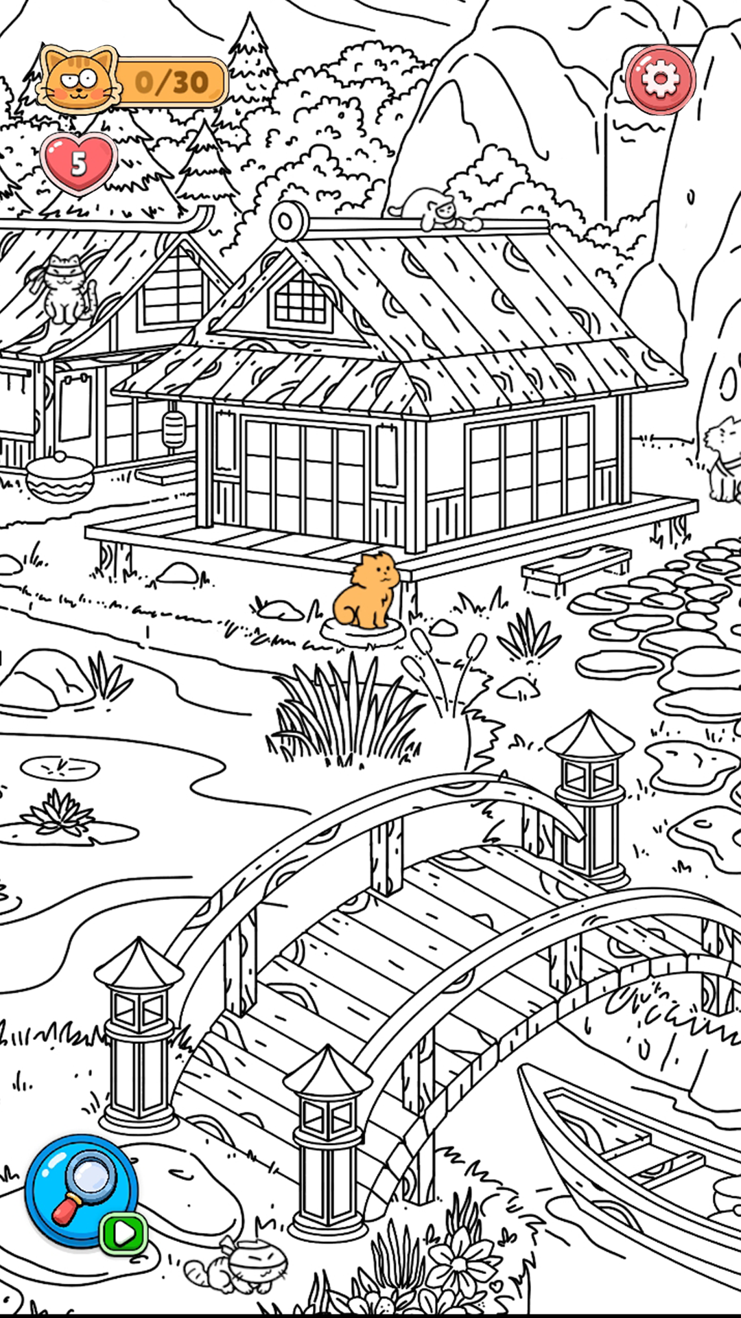 اسکرین شات 5 بازی Find The Cat