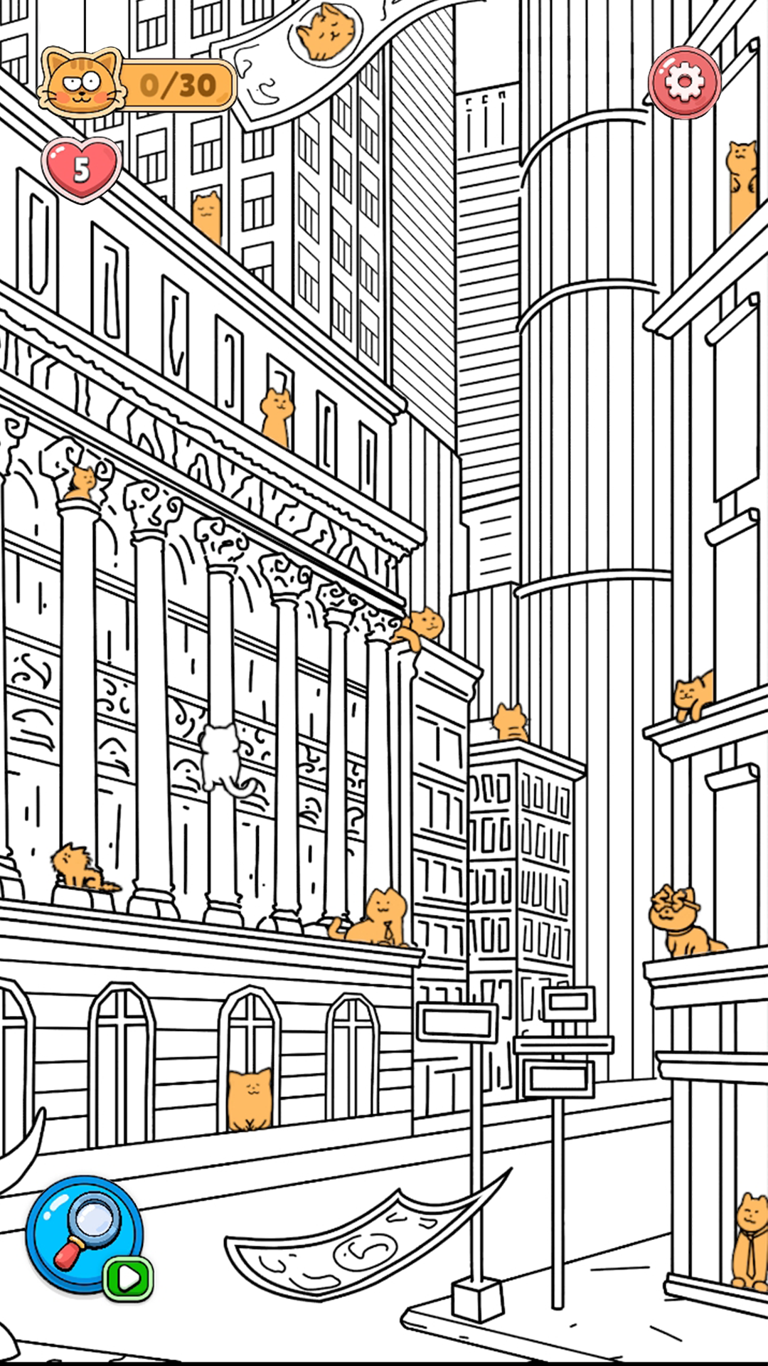 اسکرین شات 3 بازی Find The Cat