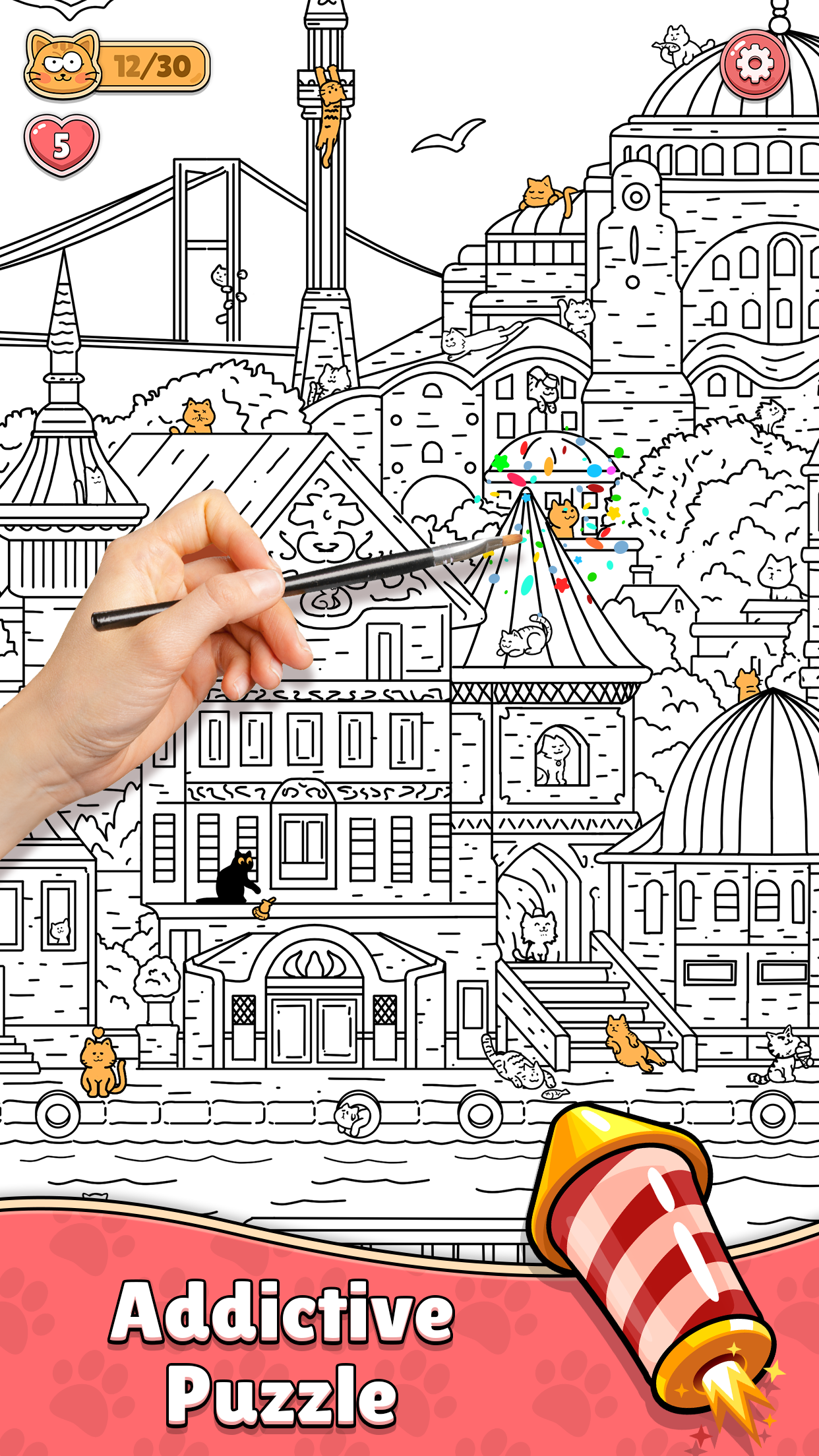 اسکرین شات 6 بازی Find The Cat - Spot It!