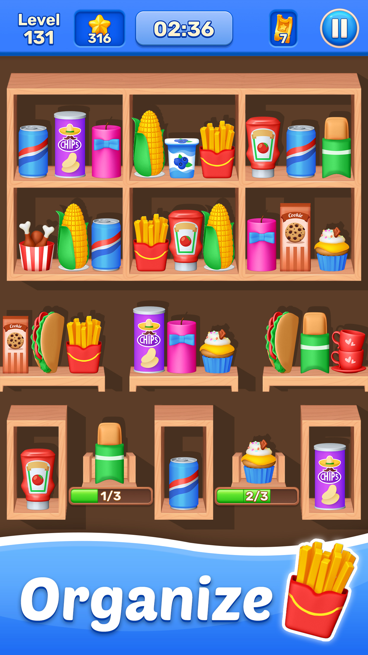 اسکرین شات 5 بازی Goods Sorting Game