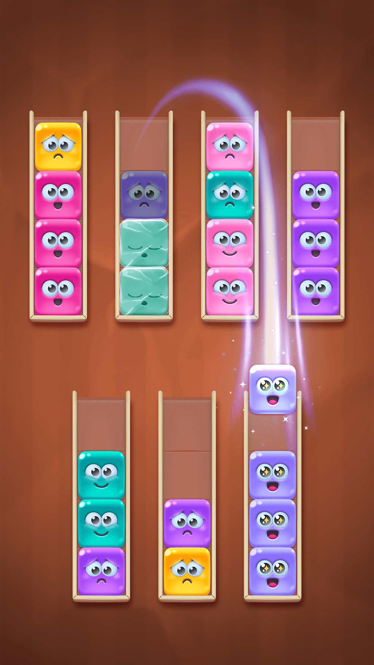 اسکرین شات 2 بازی Sort Candies - Color Puzzle