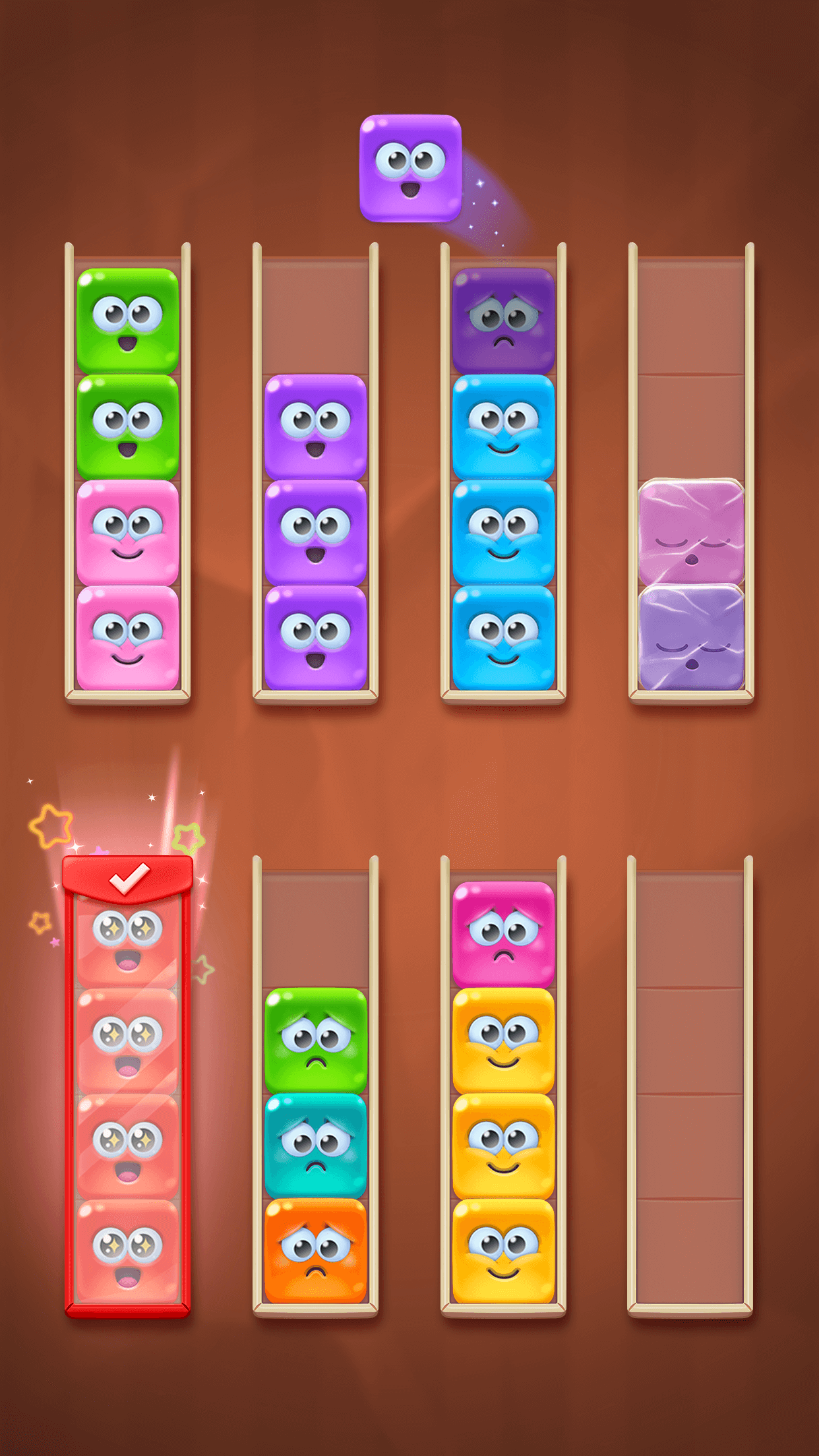 اسکرین شات 3 بازی Sort Candies - Color Puzzle