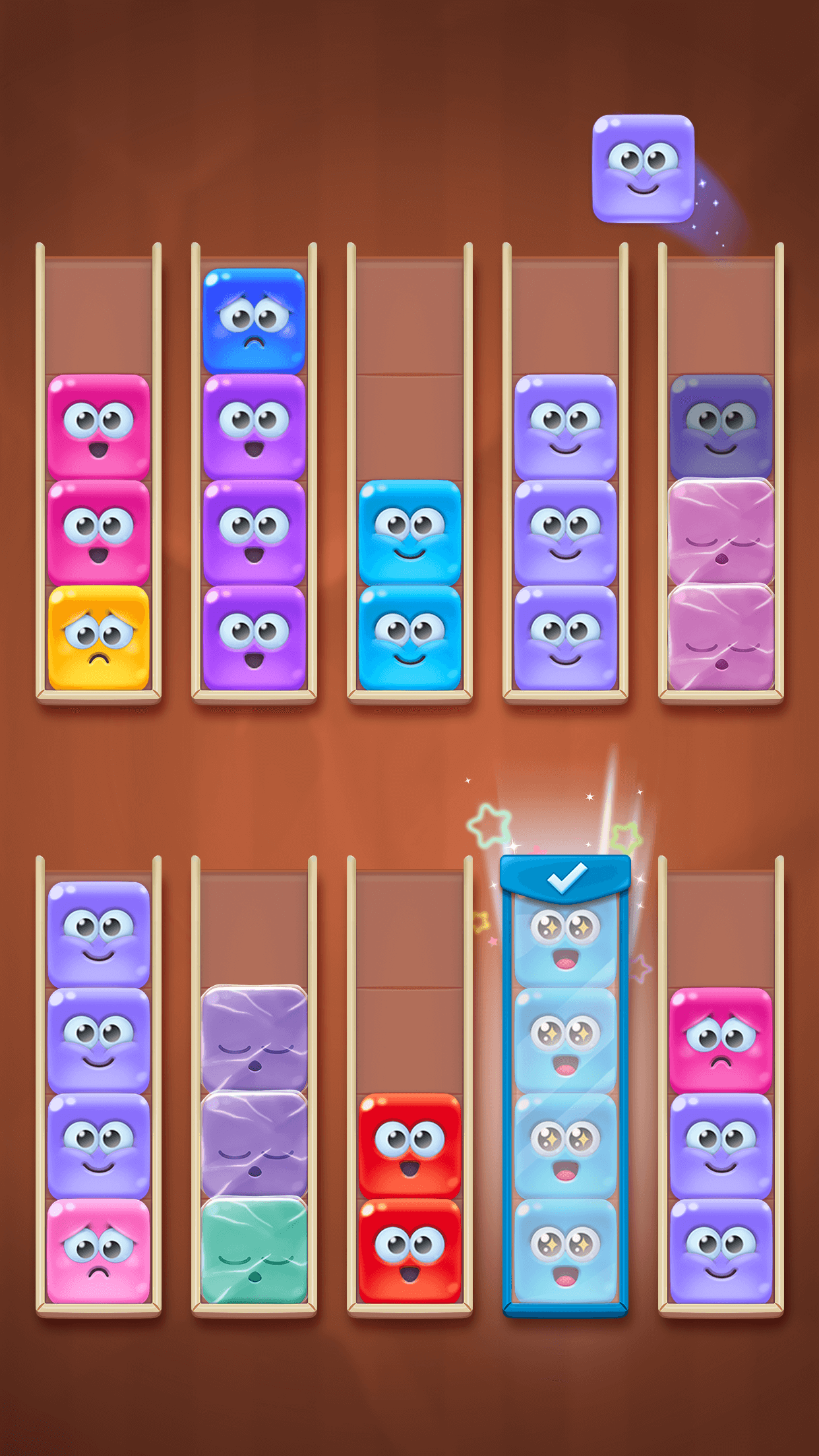 اسکرین شات 5 بازی Sort Candies - Color Puzzle