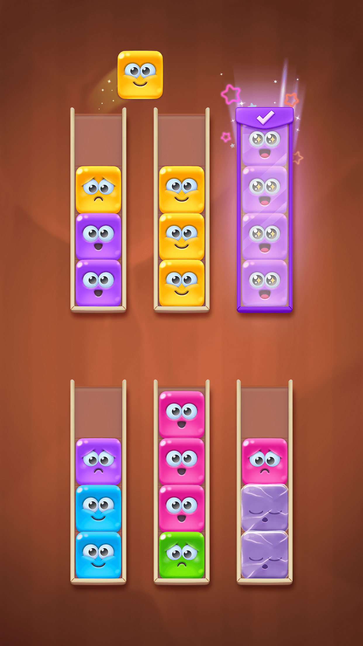 اسکرین شات 1 بازی Sort Candies - Color Puzzle