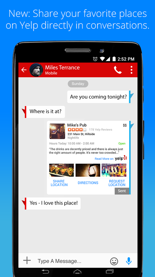 اسکرین شات 5 برنامه Verizon Messages