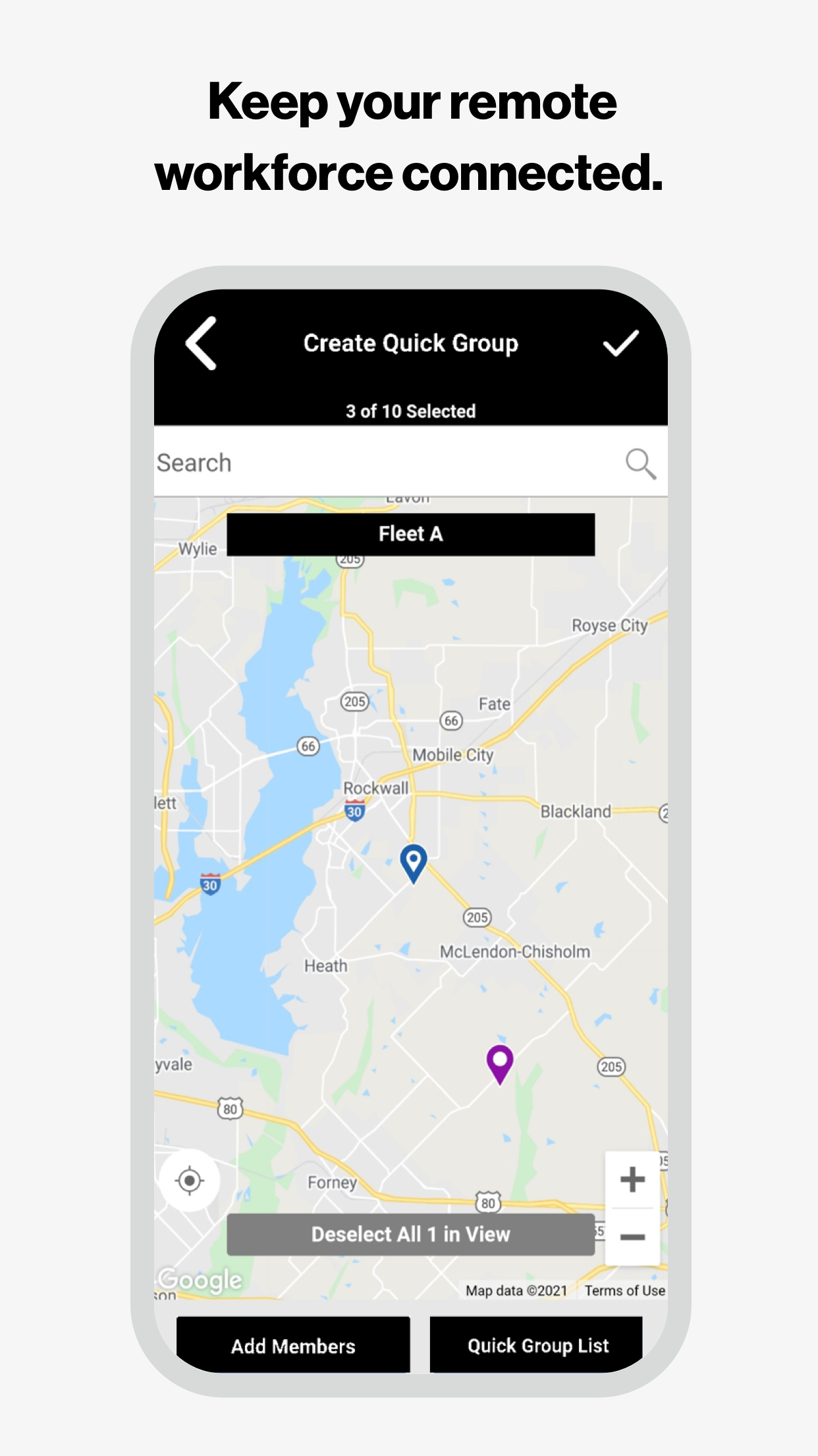 اسکرین شات 1 برنامه Verizon Push to Talk Plus