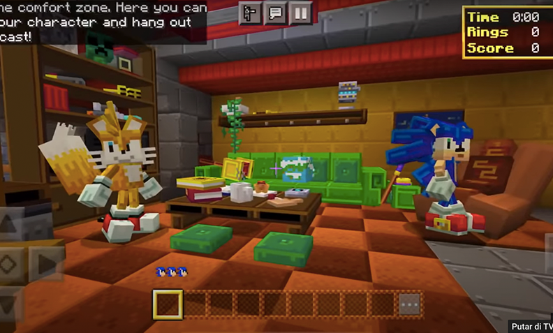 اسکرین شات 1 برنامه mod sonic skin for minecraft