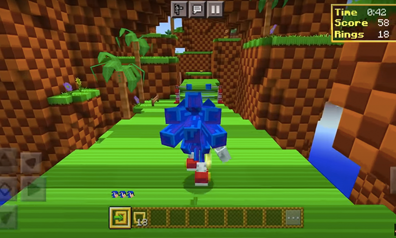 اسکرین شات 3 برنامه mod sonic skin for minecraft