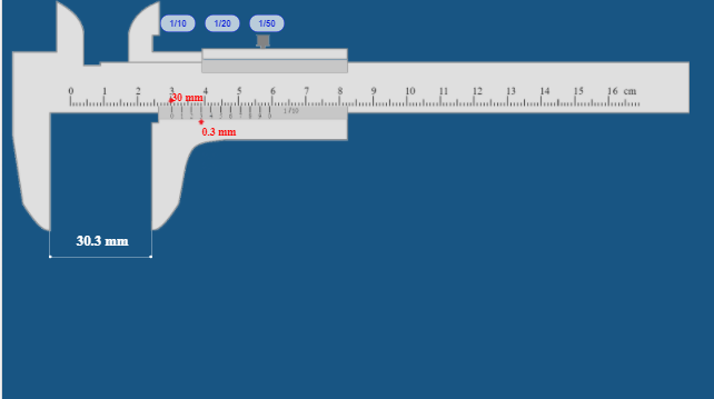 اسکرین شات 4 برنامه Vernier Caliper