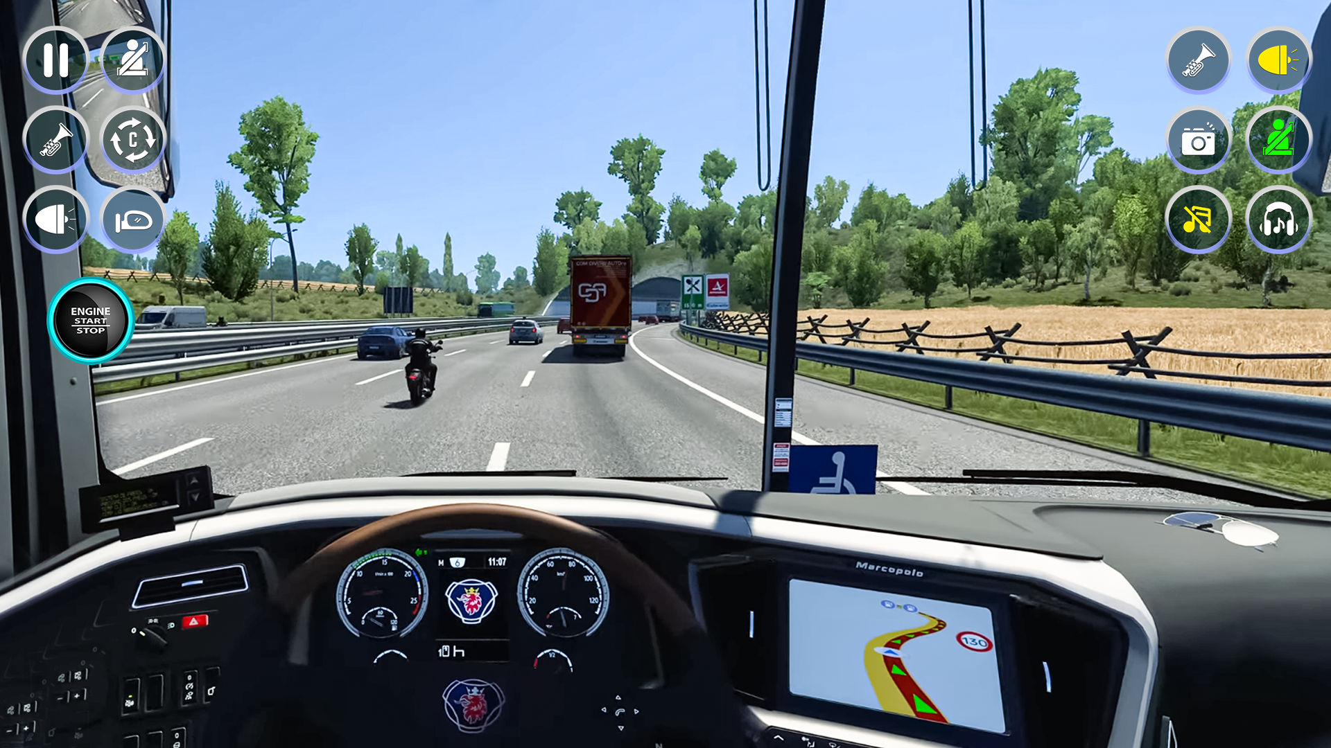 اسکرین شات 2 بازی Coach Bus Game Simulator 3D