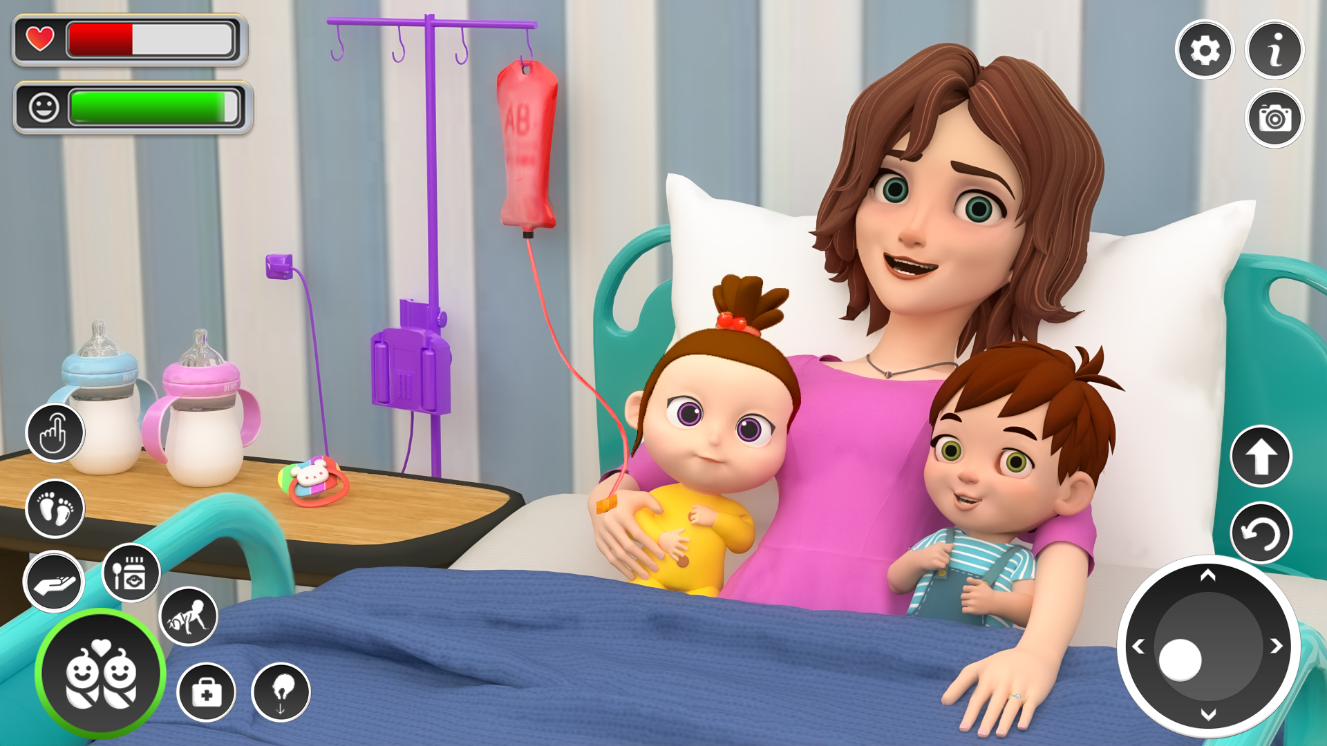 اسکرین شات 1 بازی Twins Mother Simulator Game 3D