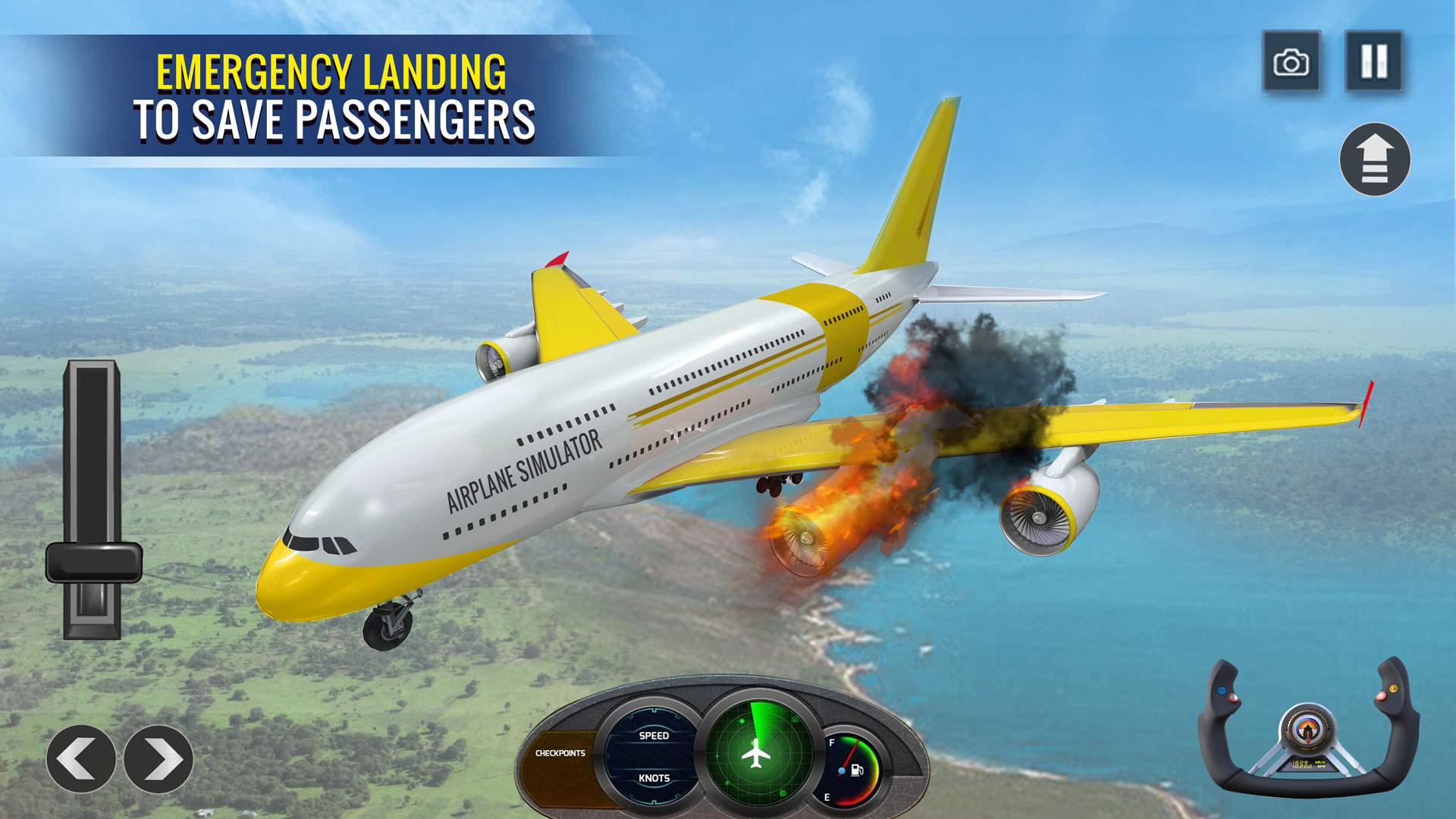 اسکرین شات 2 بازی Flight Simulator: Plane Games