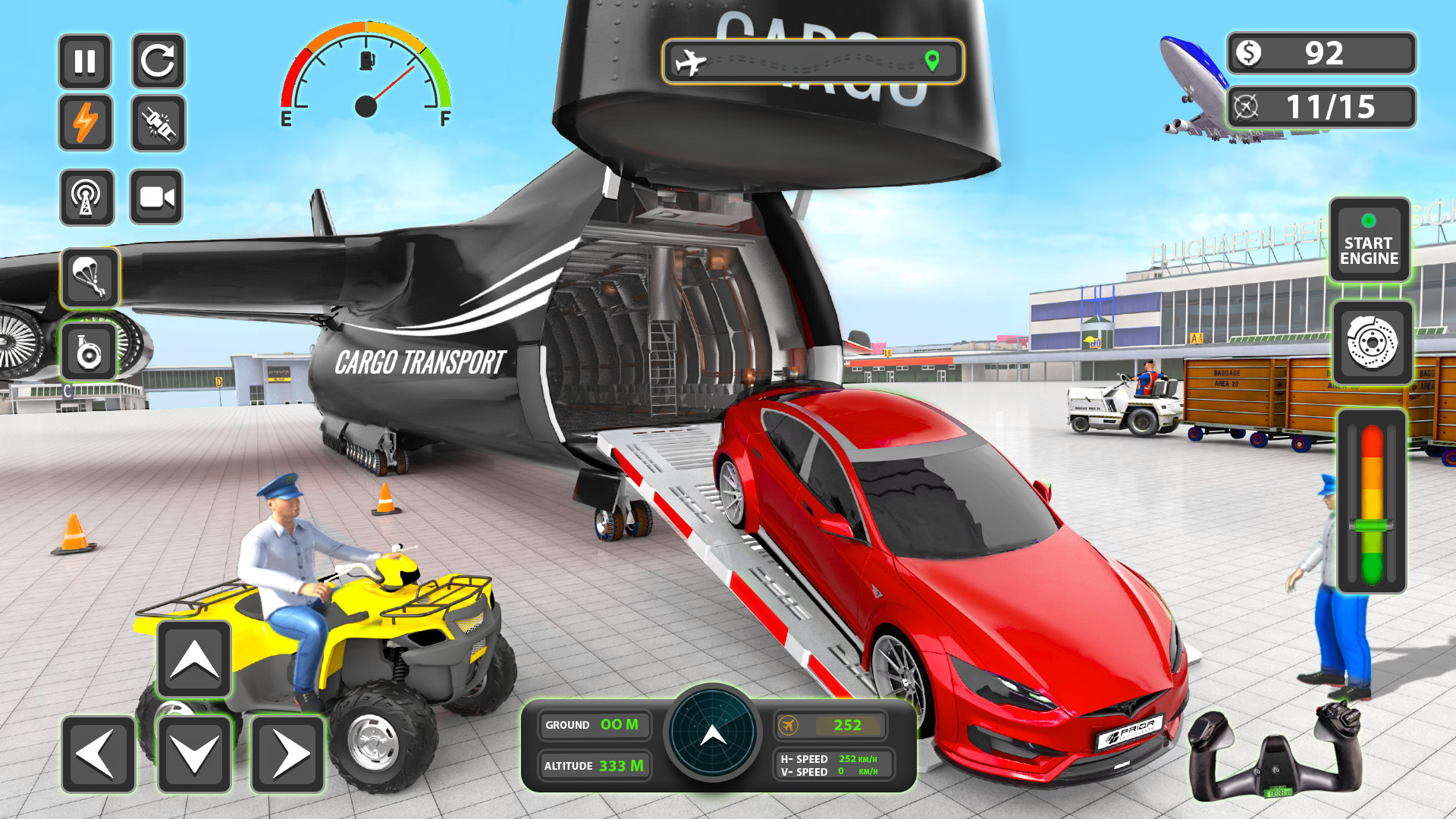 اسکرین شات 5 بازی Airplane Pilot Car Transporter