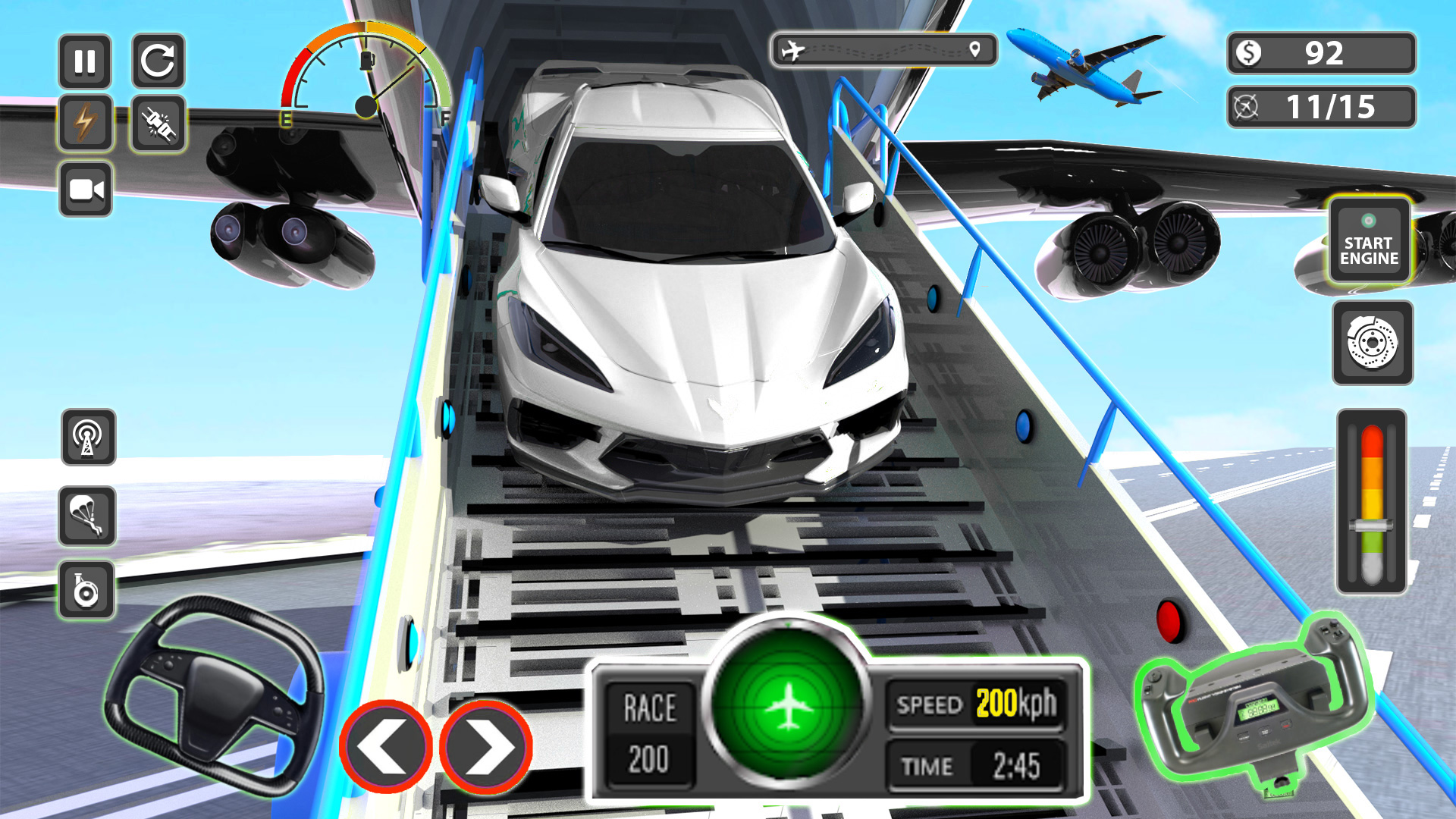 اسکرین شات 2 بازی Airplane Pilot Car Transporter