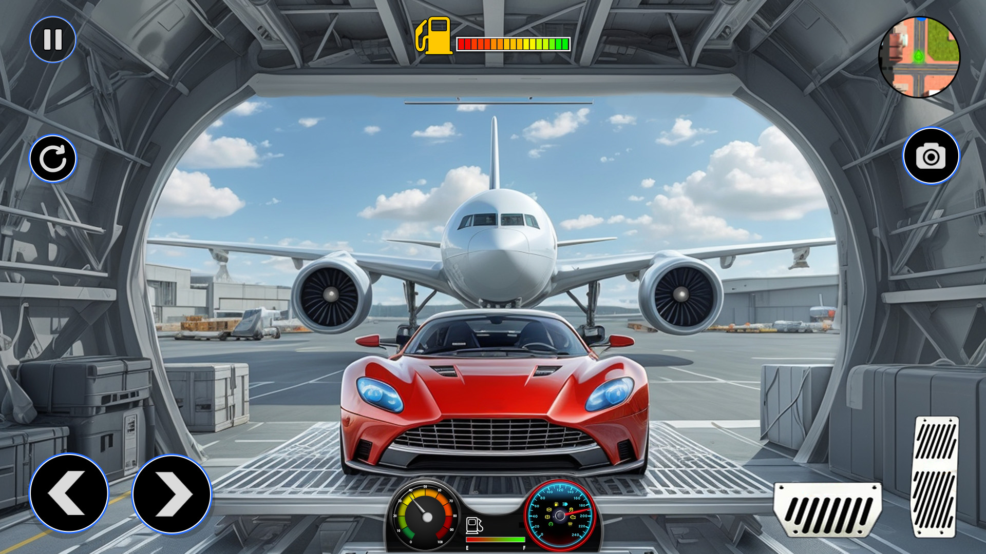 اسکرین شات 2 بازی Airplane Pilot Car Transporter