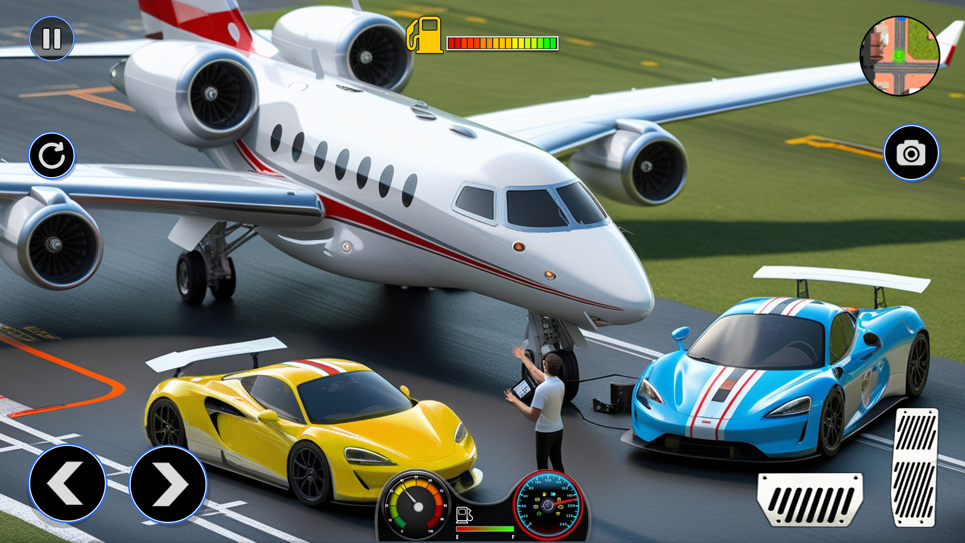 اسکرین شات 4 بازی Airplane Pilot Car Transporter