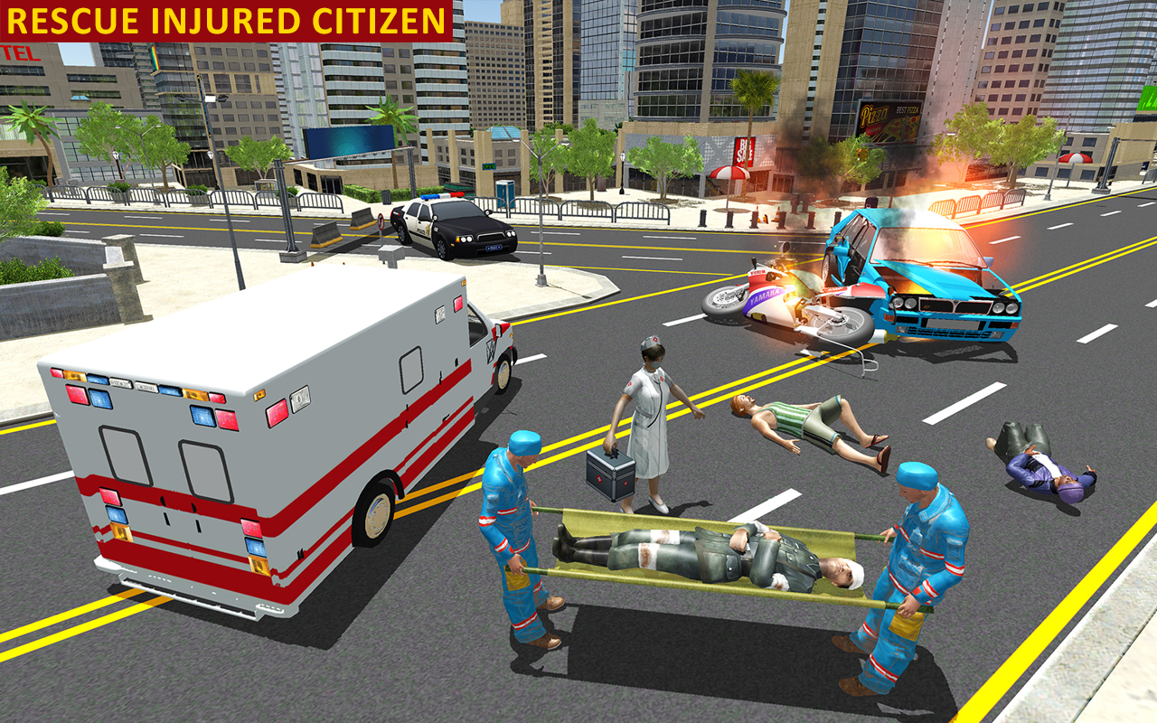 اسکرین شات 1 بازی Fire Truck Driving Simulator
