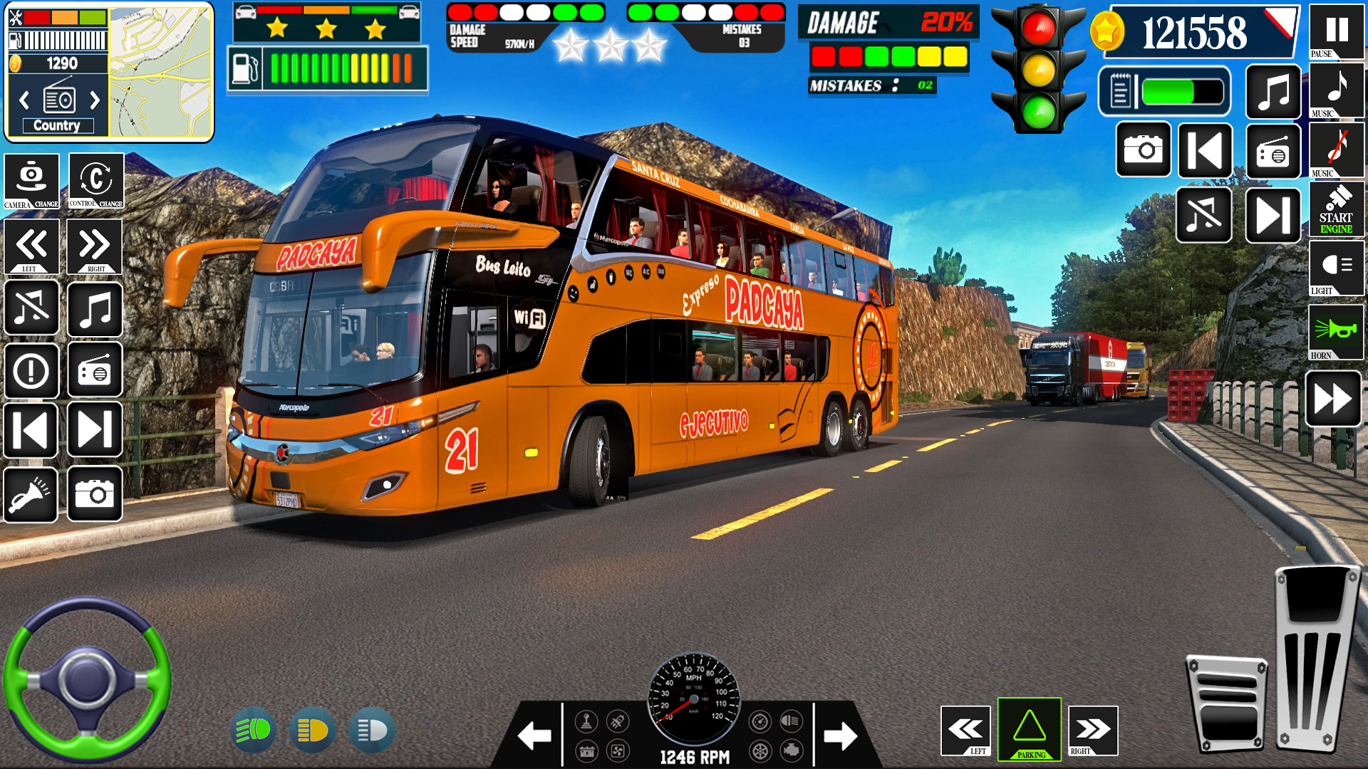 اسکرین شات 4 بازی Euro City Bus Games Simulator
