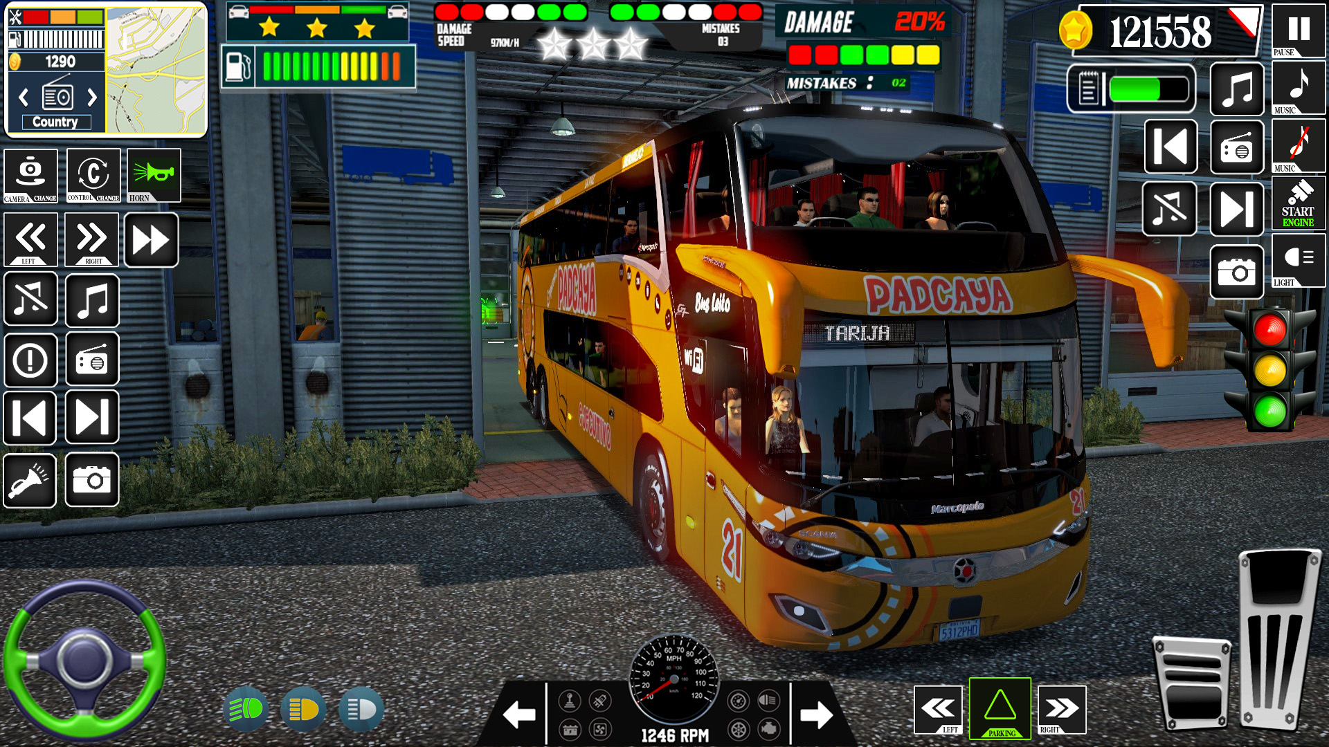 اسکرین شات 3 بازی Euro City Bus Games Simulator