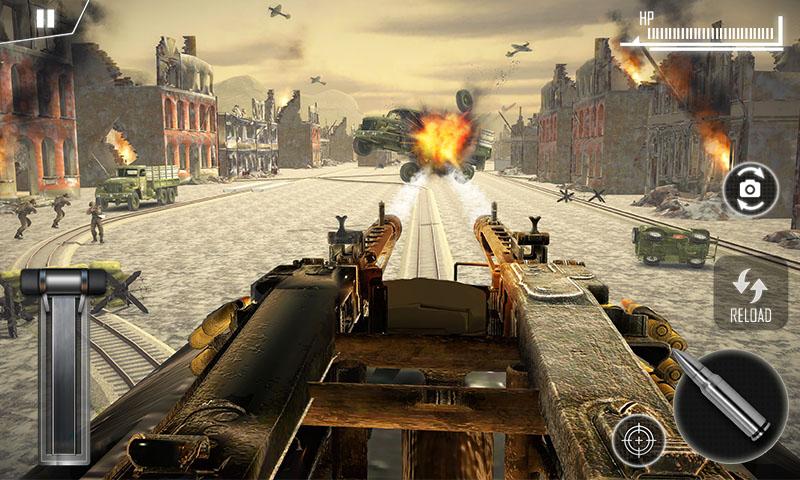 اسکرین شات 6 بازی Army Train Shooter: Train Game