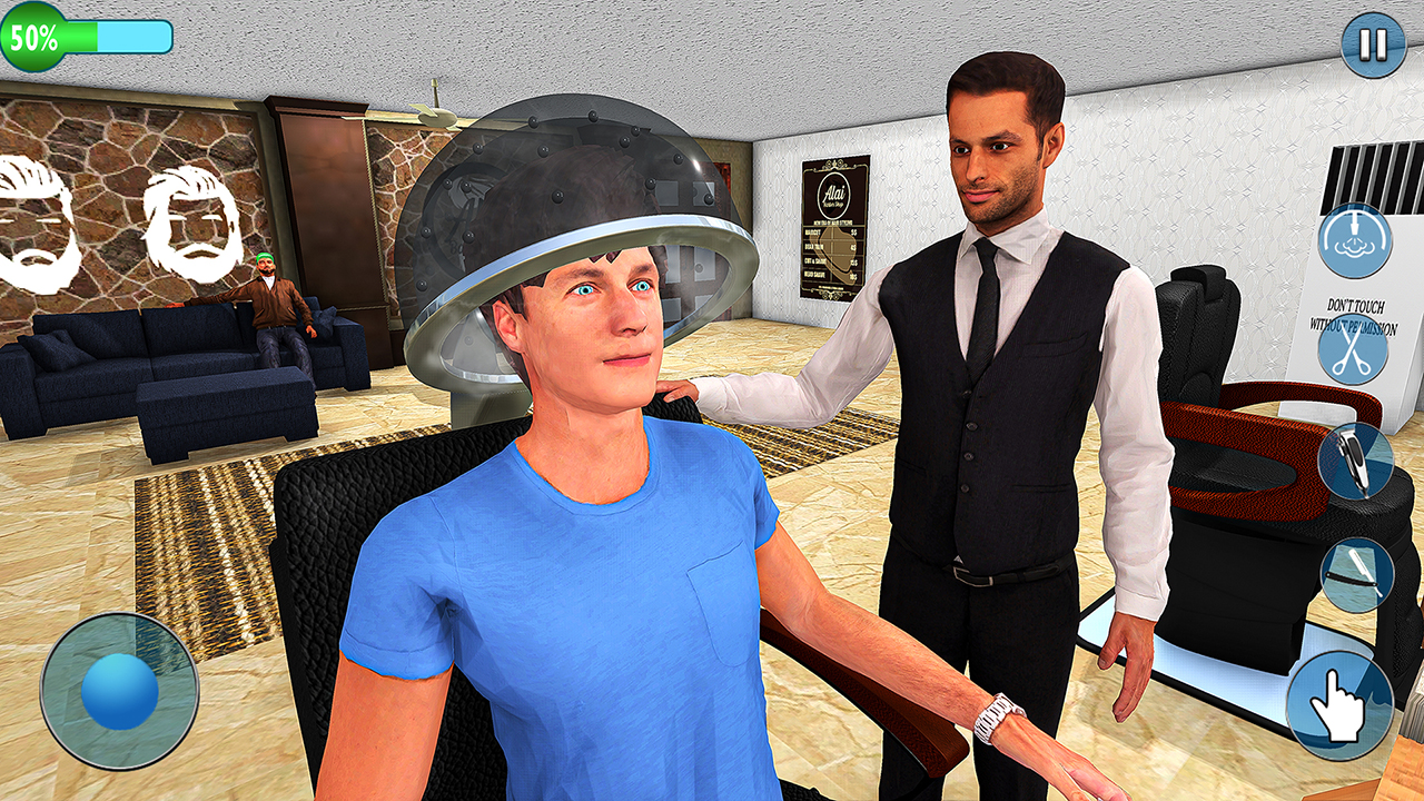 اسکرین شات 5 بازی Barber Shop- Hair Tattoo Games