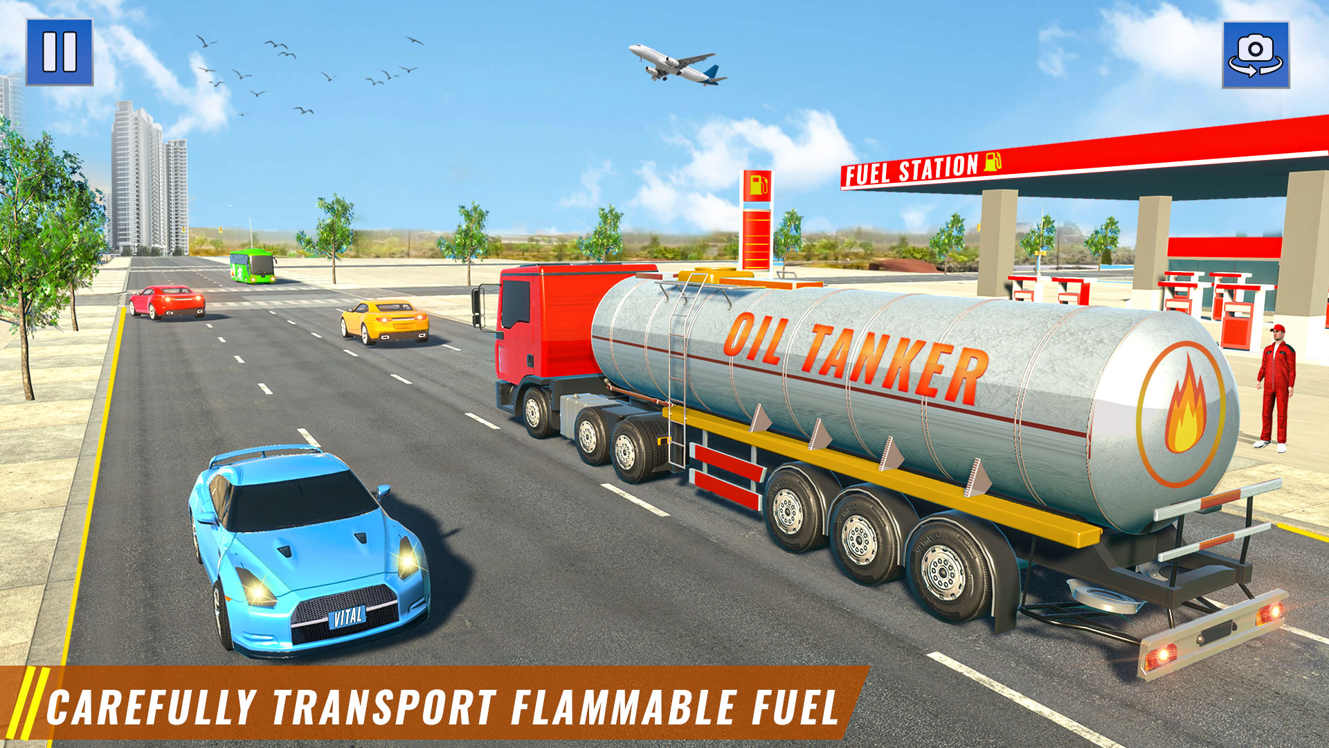 اسکرین شات 1 بازی Heavy Oil Tanker Truck Games