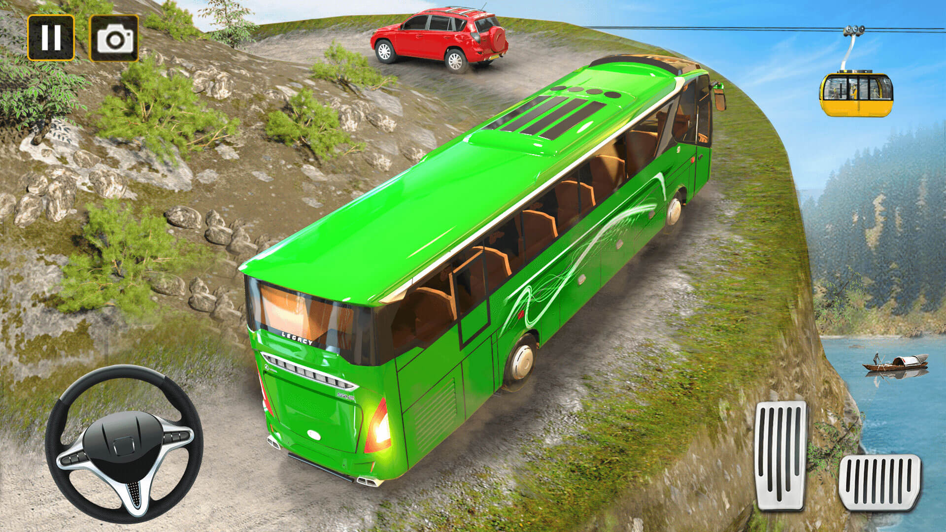 اسکرین شات 2 بازی City Coach Bus Driving Game