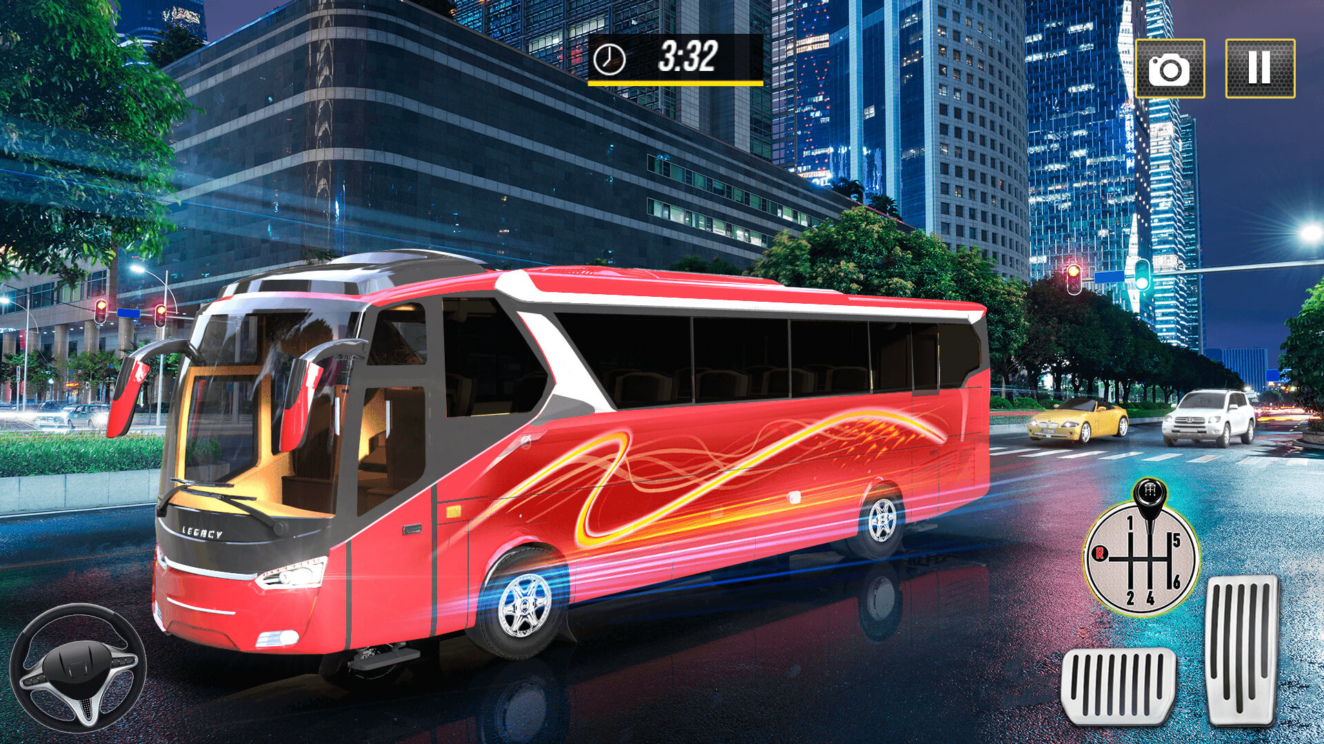 اسکرین شات 6 بازی City Coach Bus Driving Game