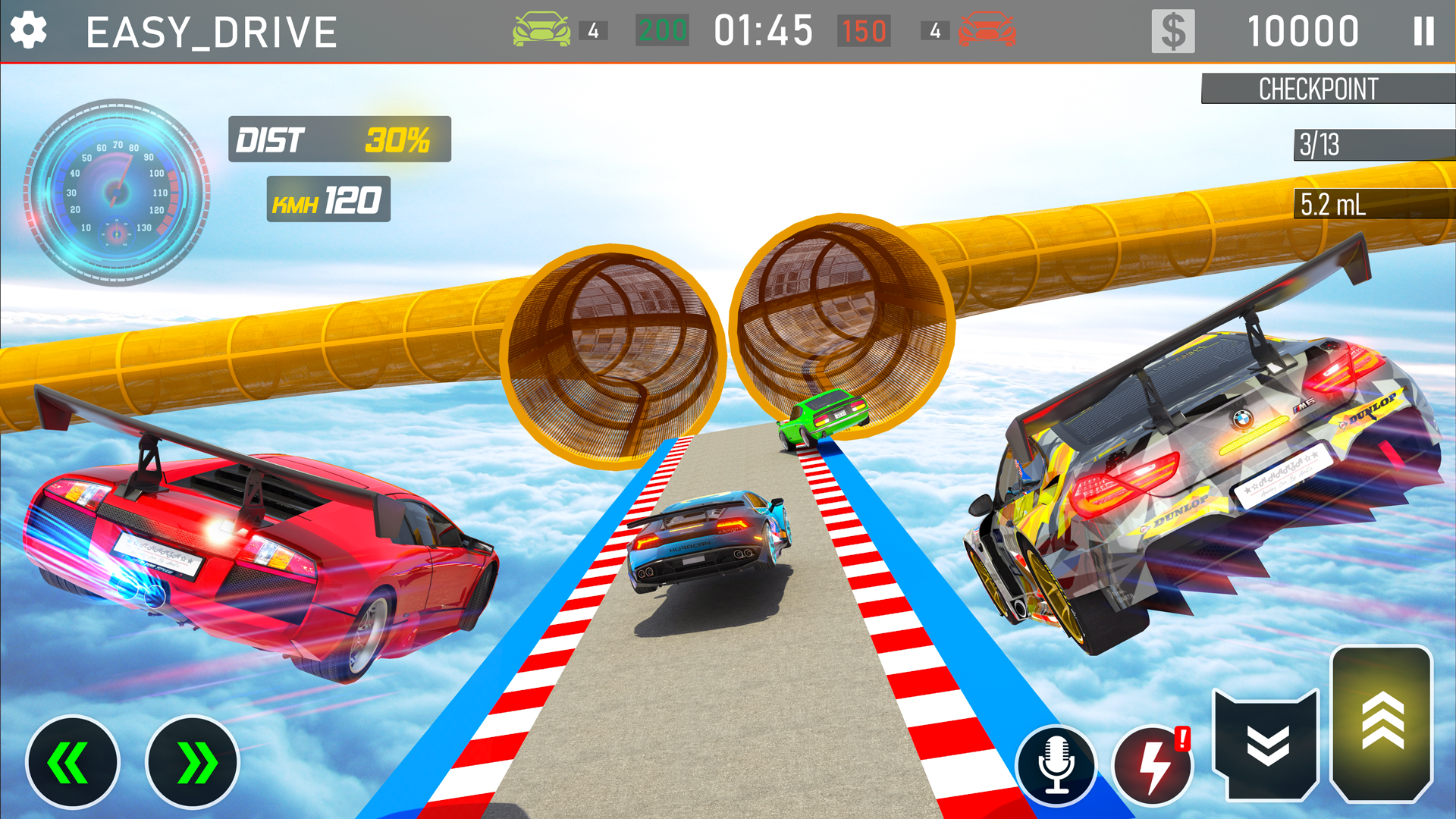 اسکرین شات 2 بازی Crazy Car Stunt: Ramp Car Game