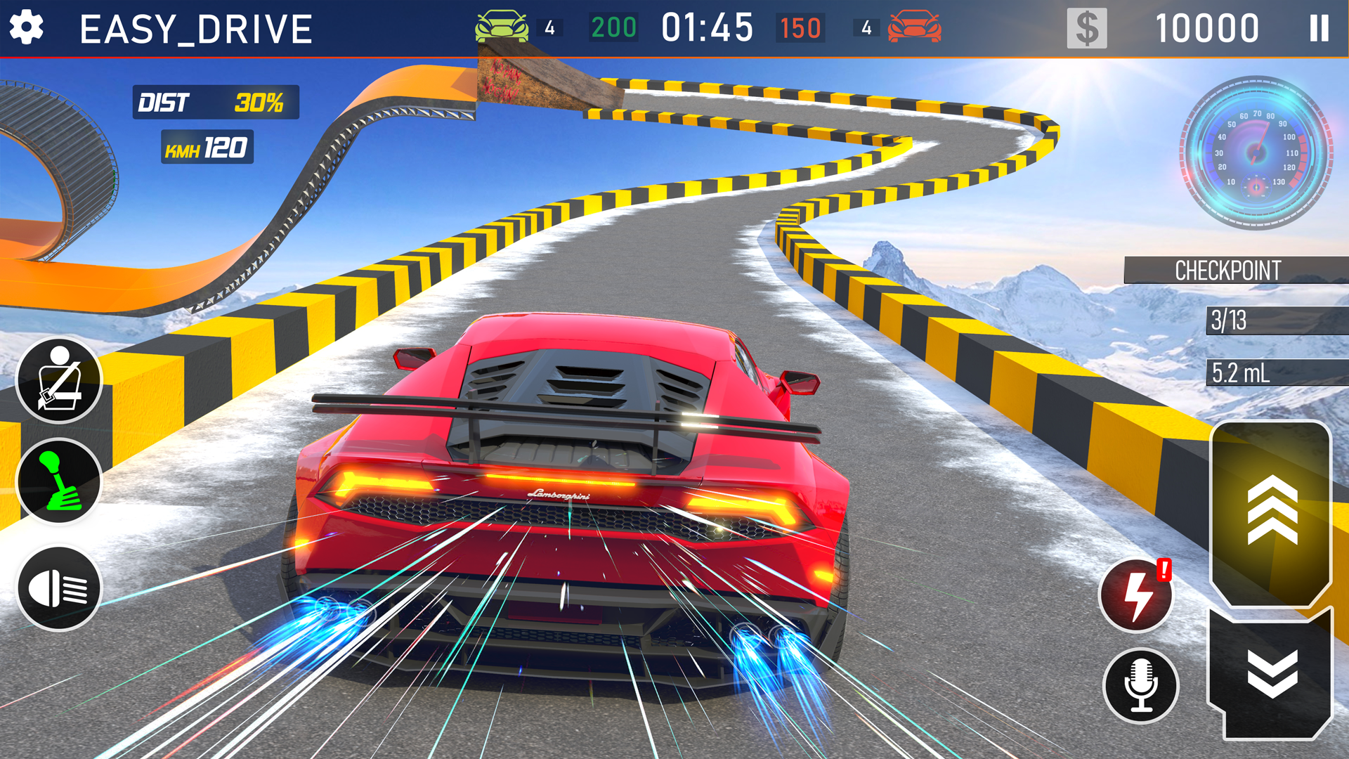 اسکرین شات 3 بازی Crazy Car Stunt: Ramp Car Game