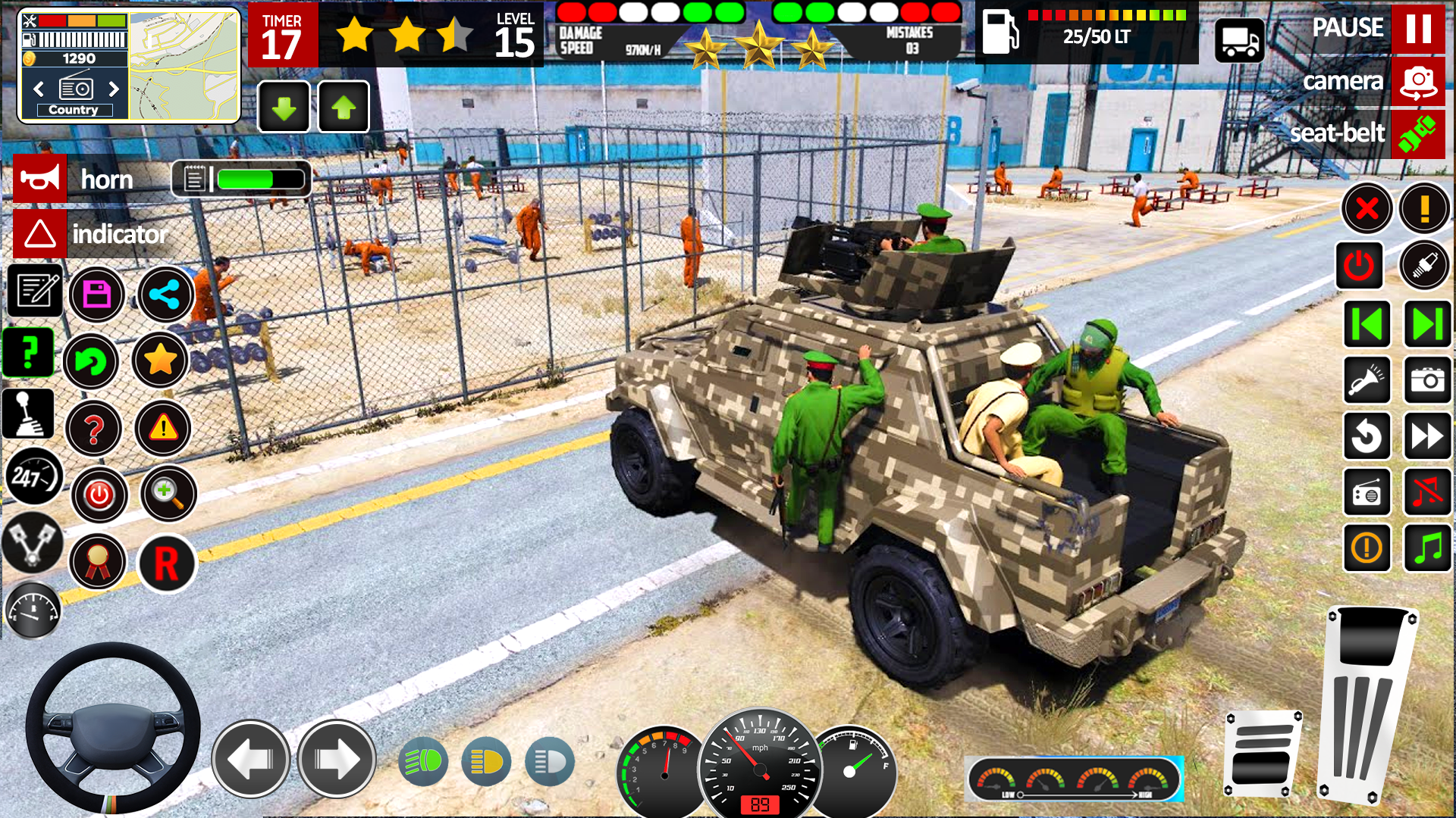 اسکرین شات 3 بازی Extreme Army Truck Sim War