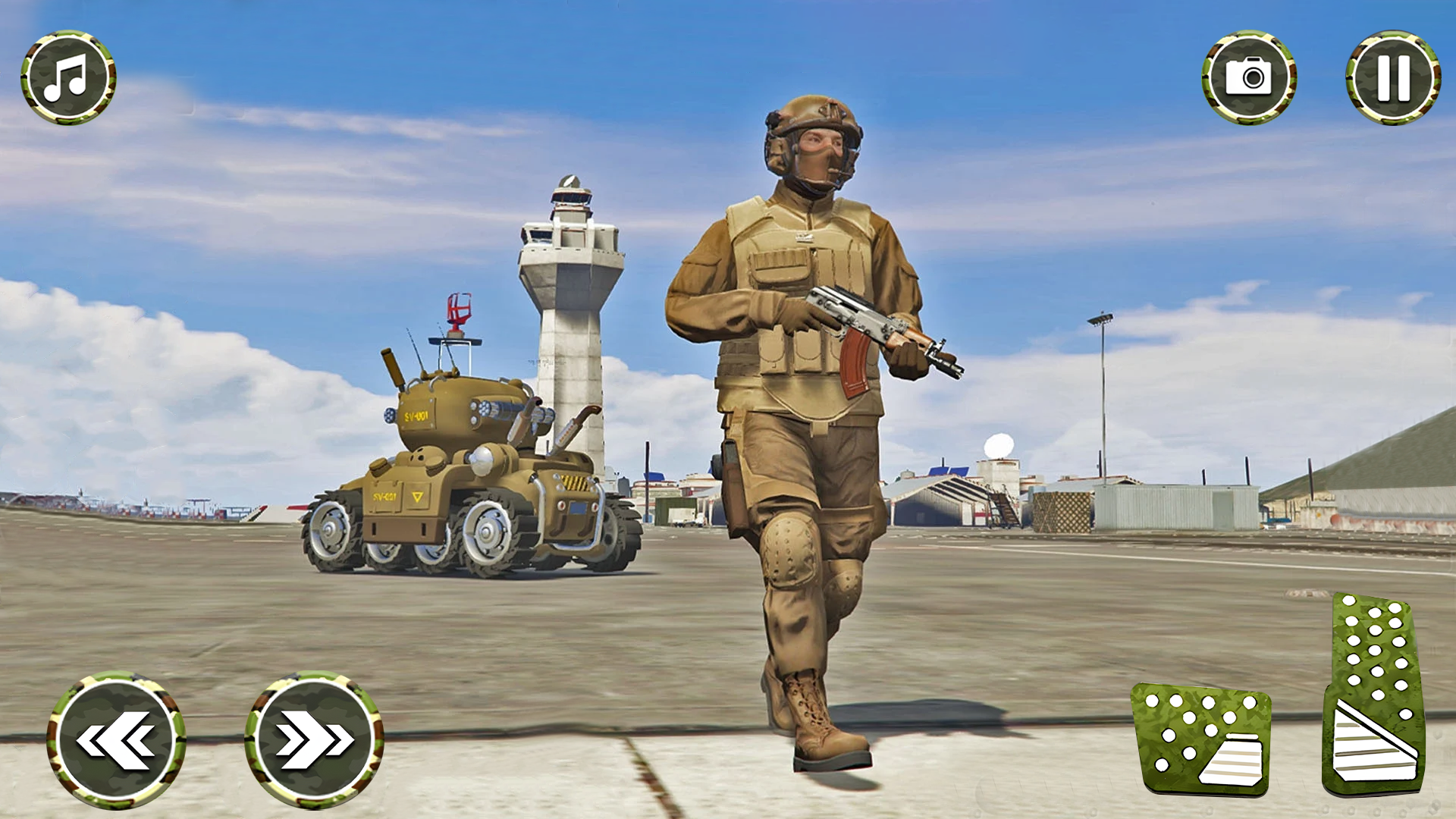 اسکرین شات 8 بازی US Army Truck Sim Vehicles