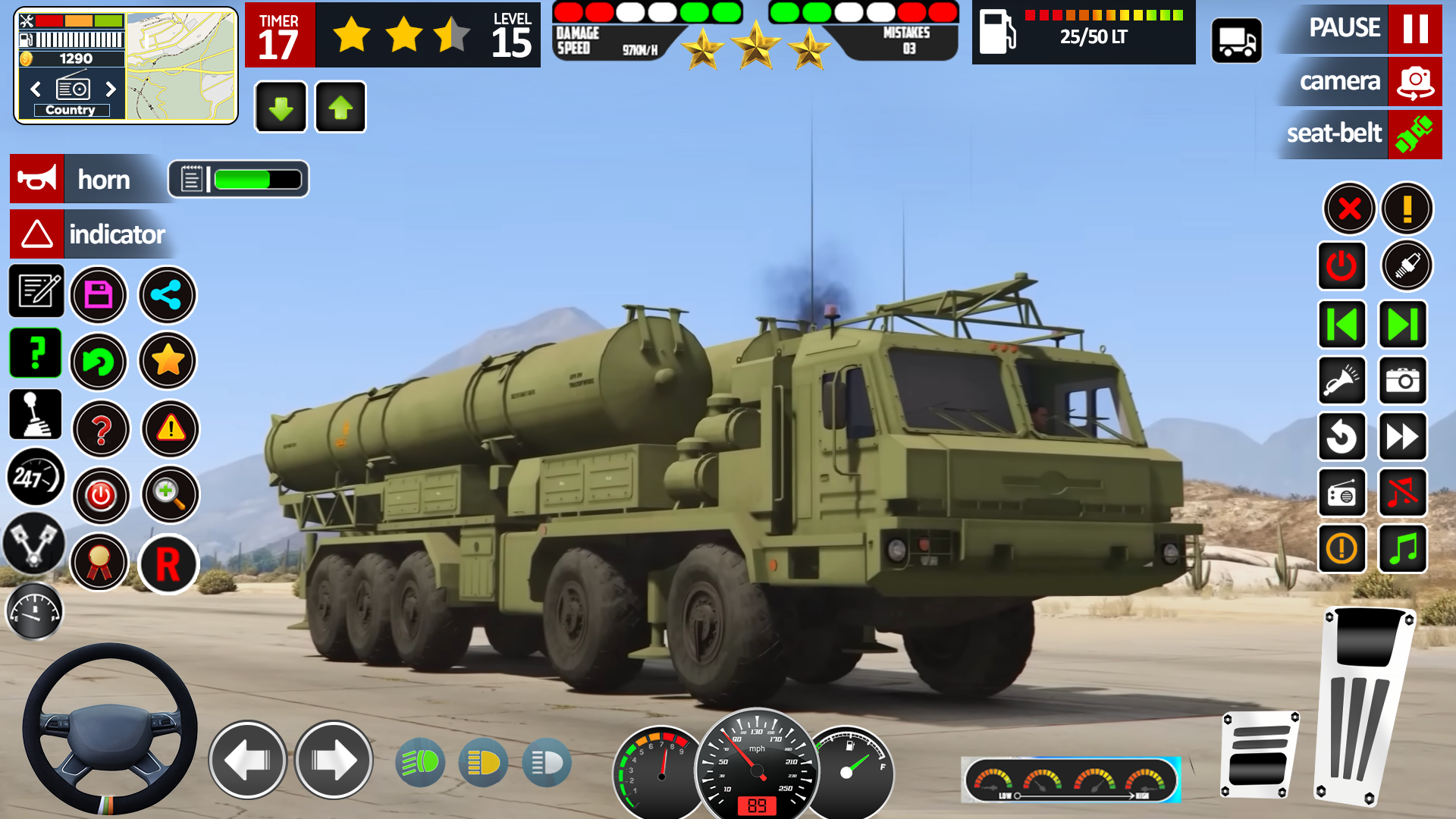 اسکرین شات 4 بازی Extreme Army Truck Sim War